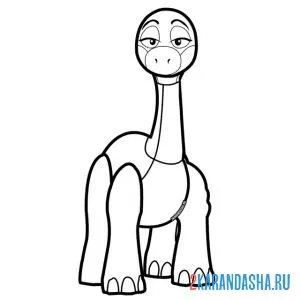 Онлайн раскраска динозавр брон поппи плейтайм