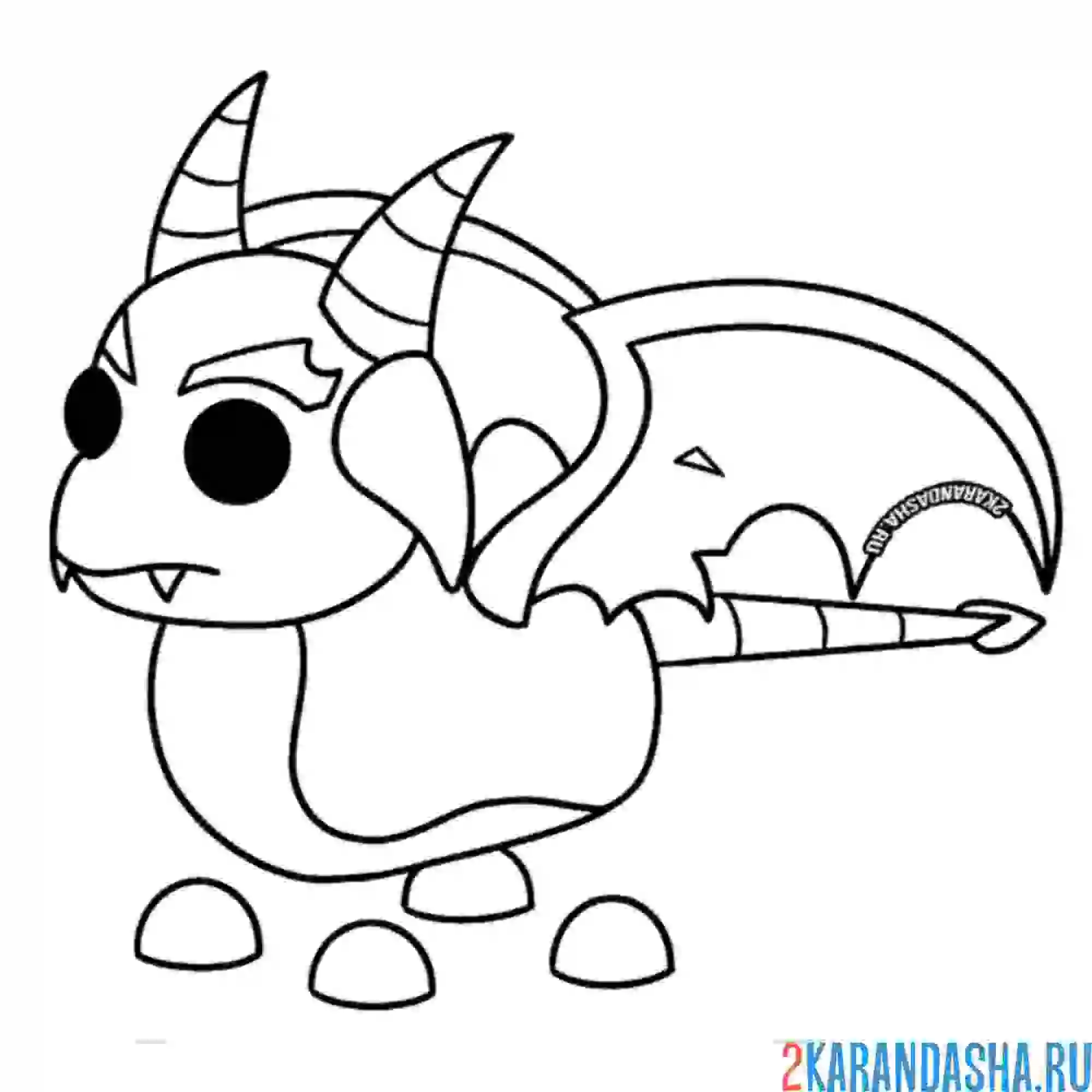 Раскраска гаргона пет роблокс