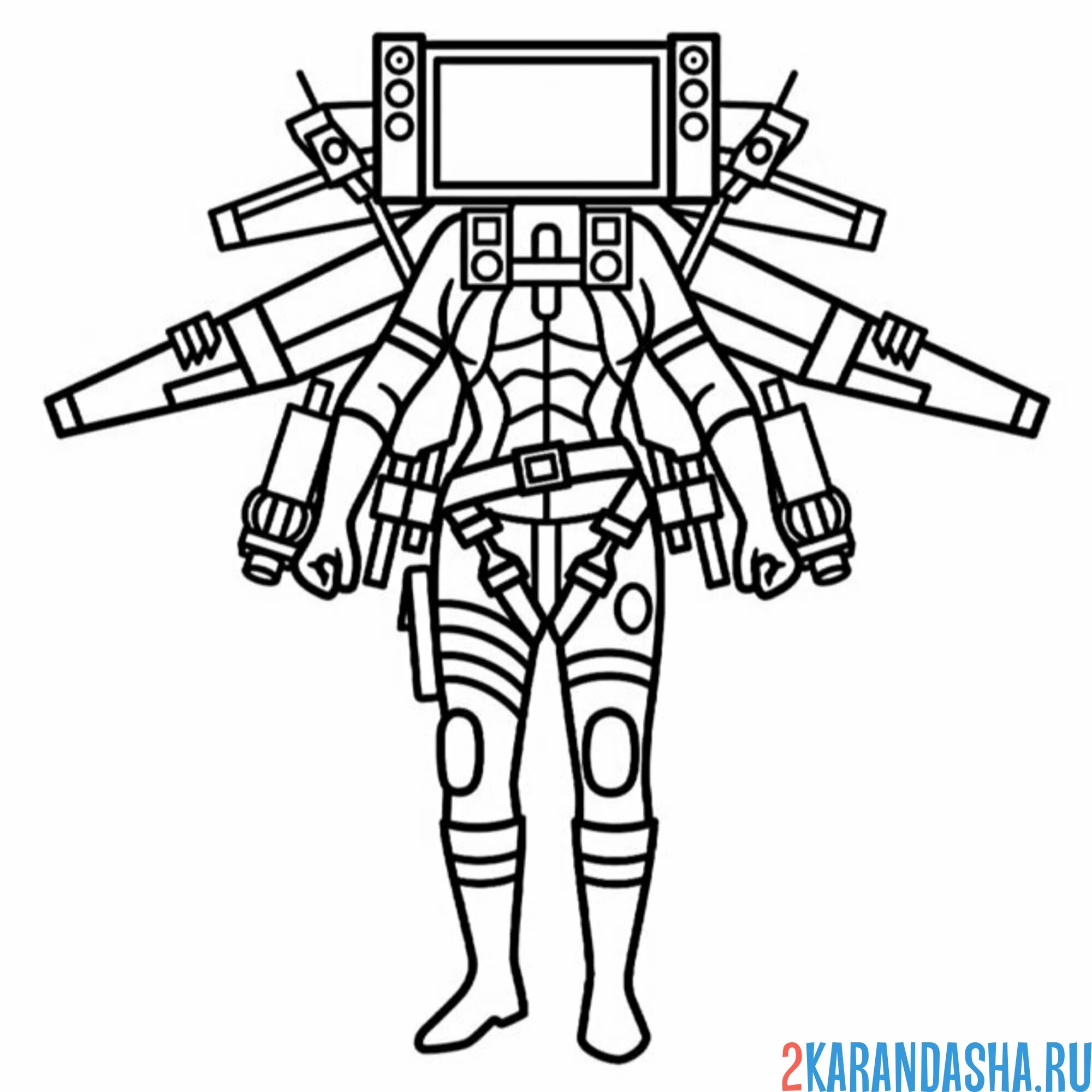 Раскраска трититан вумен
