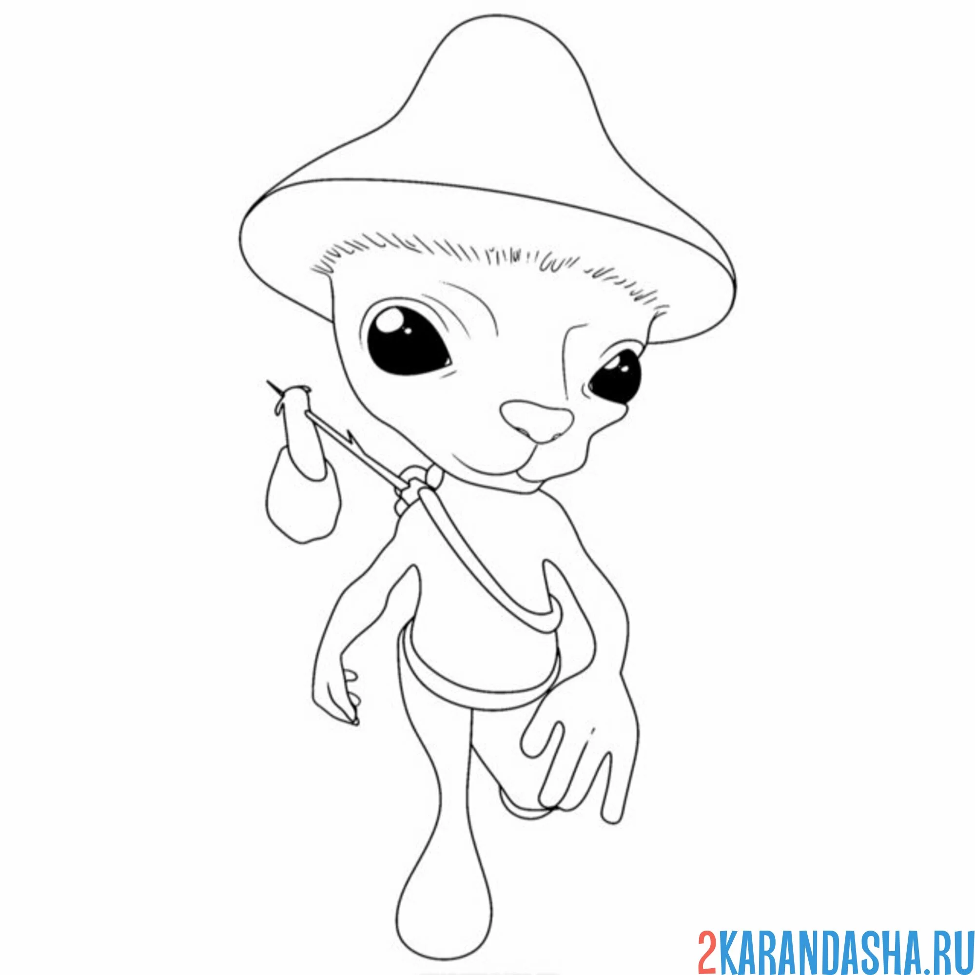 Раскраска шайлушай поход