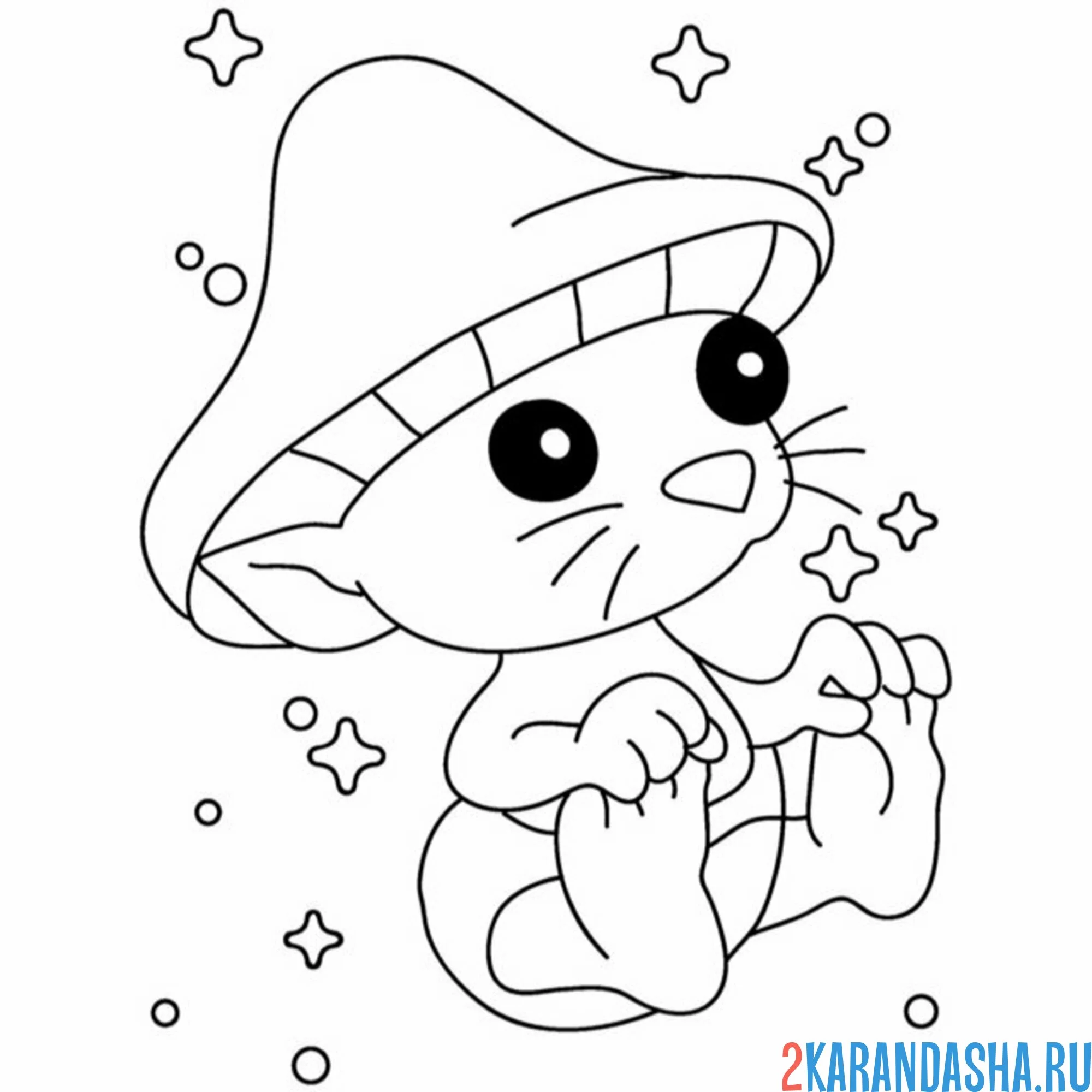 Раскраска маленький шайлушай