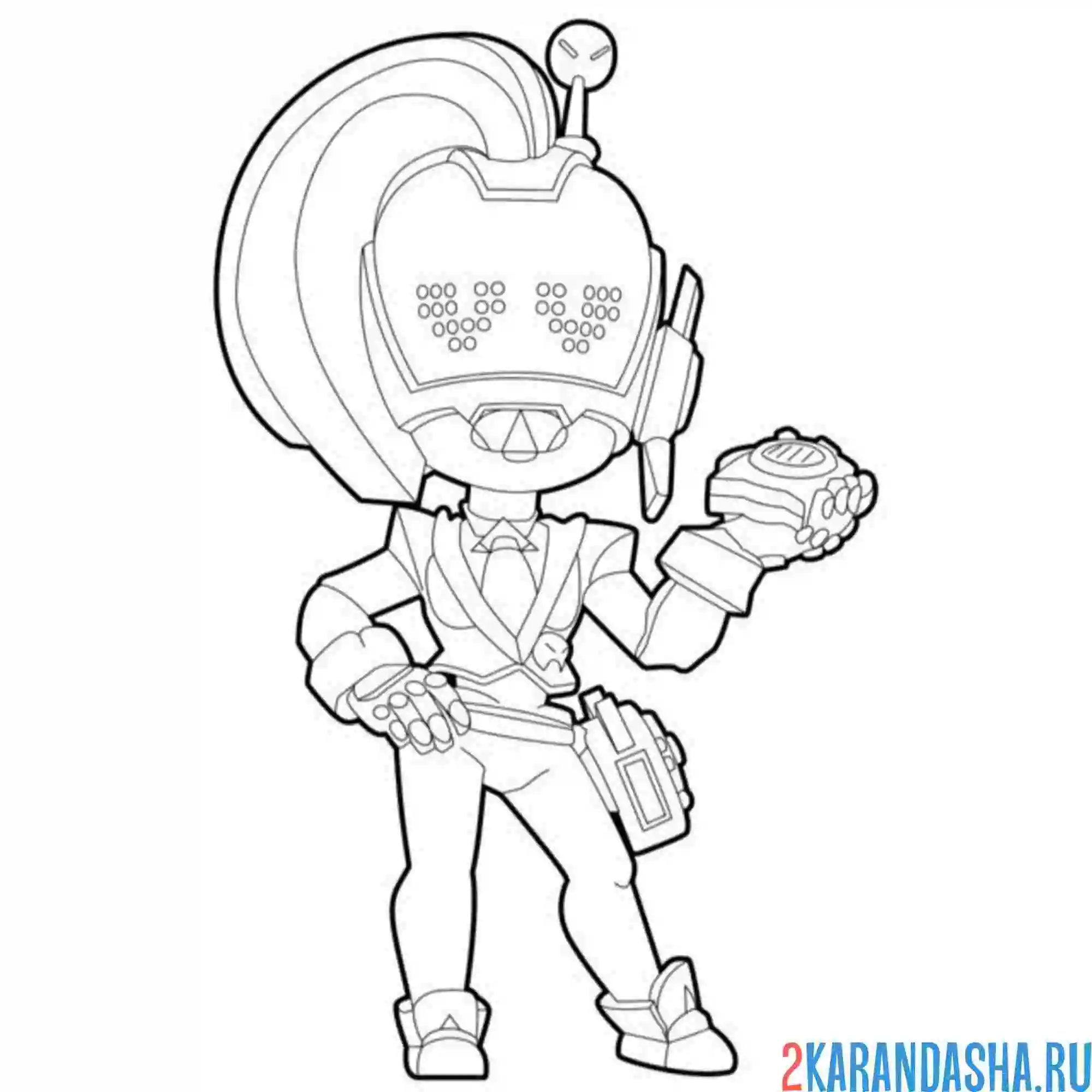 Раскраска эмз диджей 3.m.z браво старс