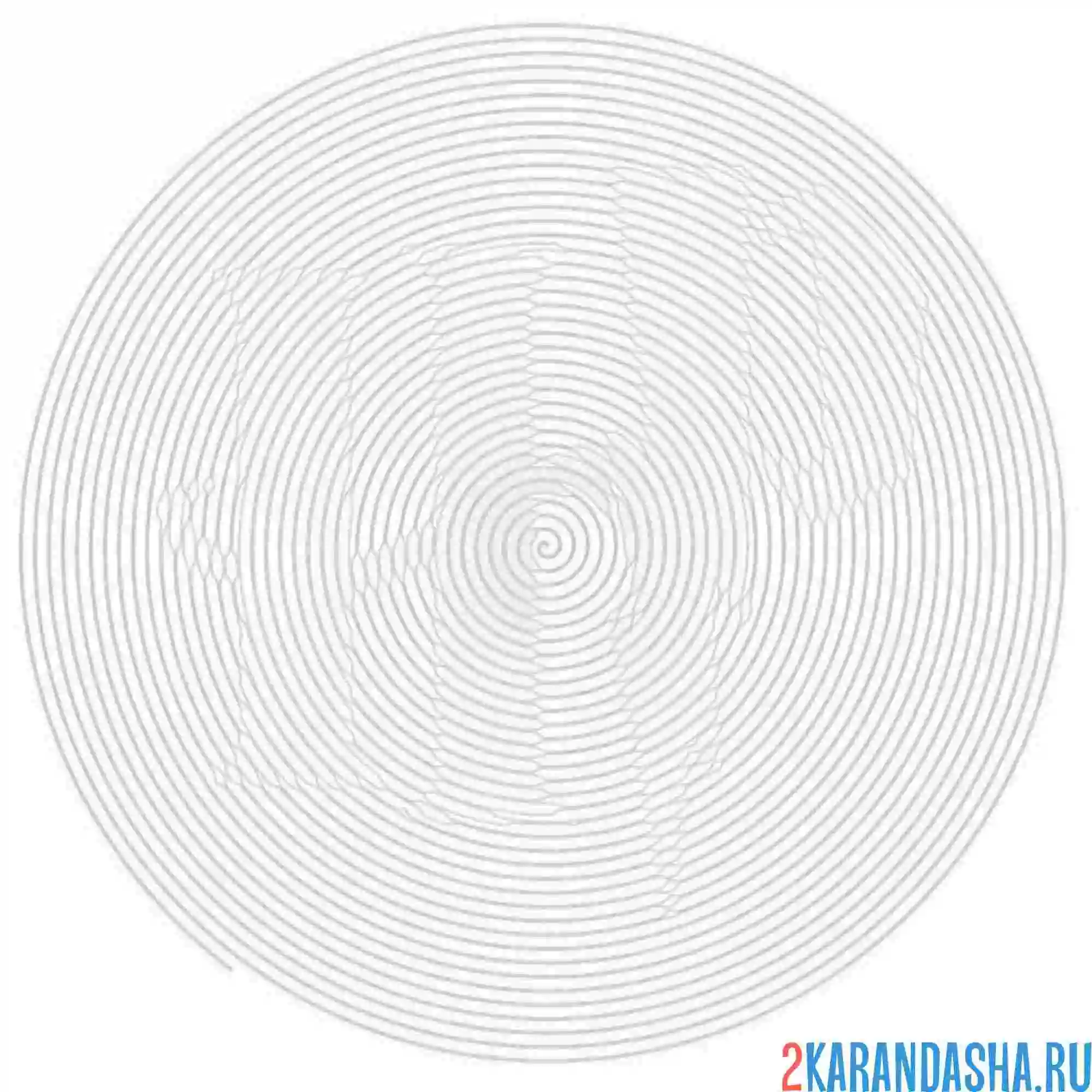 Раскраска лого гарри поттер