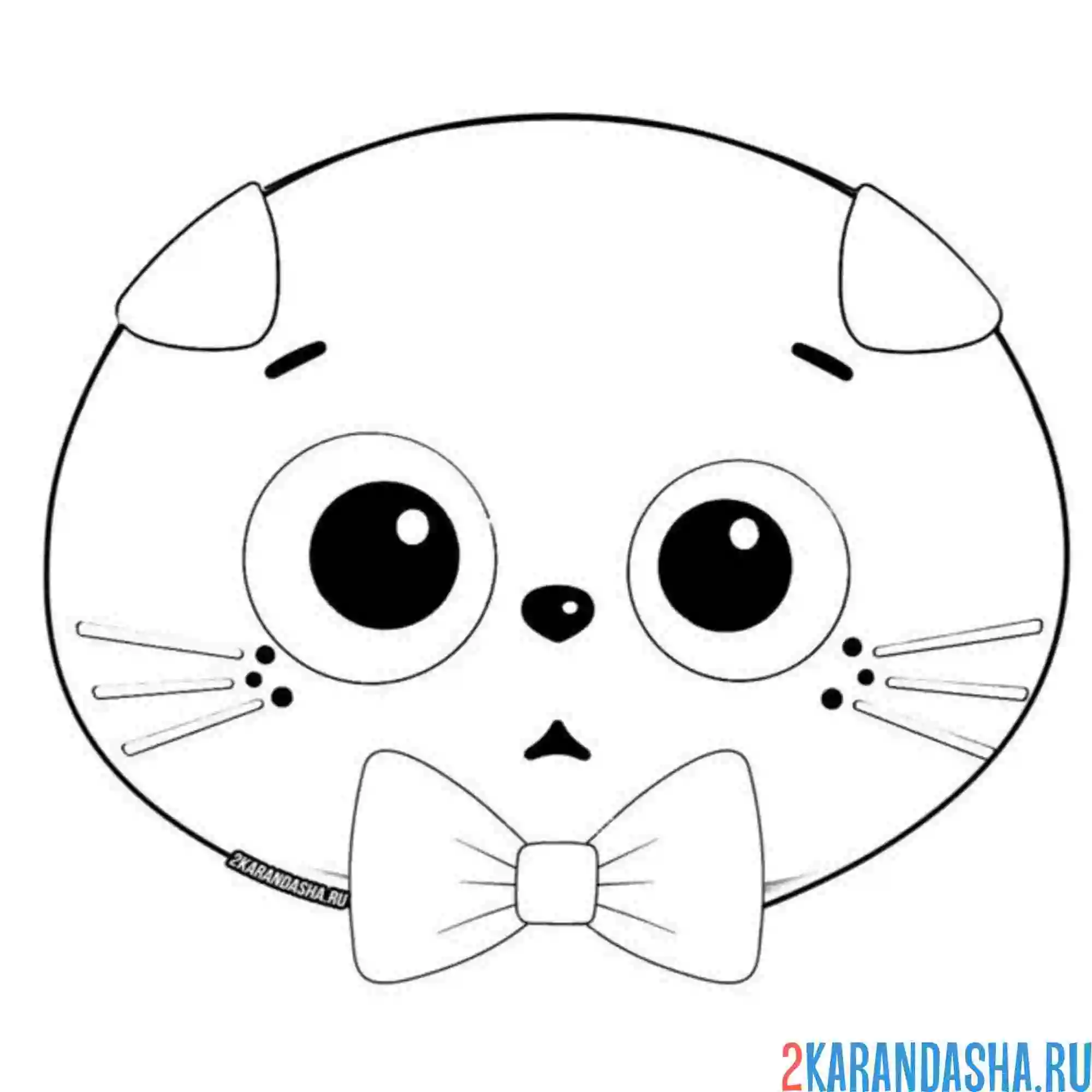 Раскраска голова басик