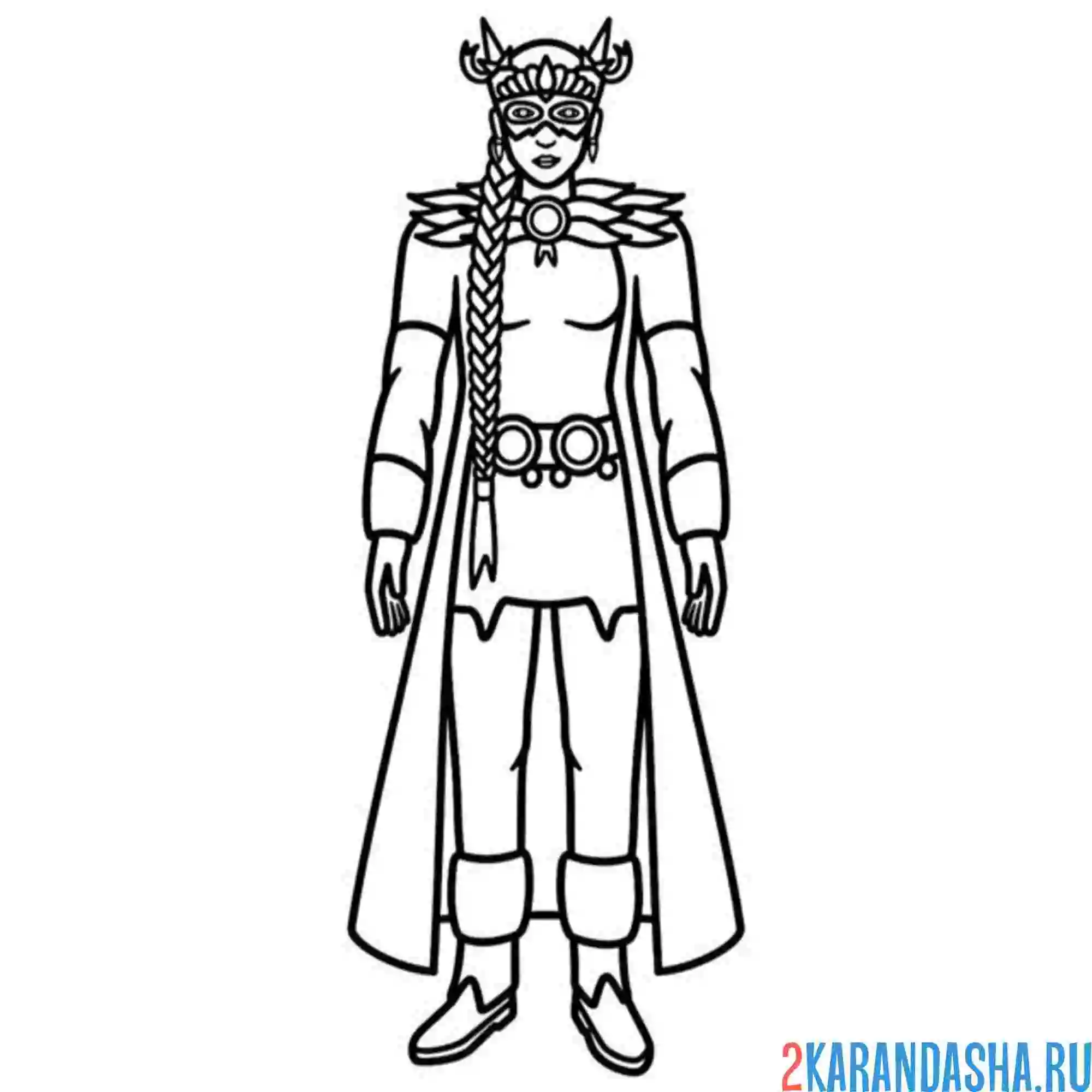 Раскраска королева скибиди туалет