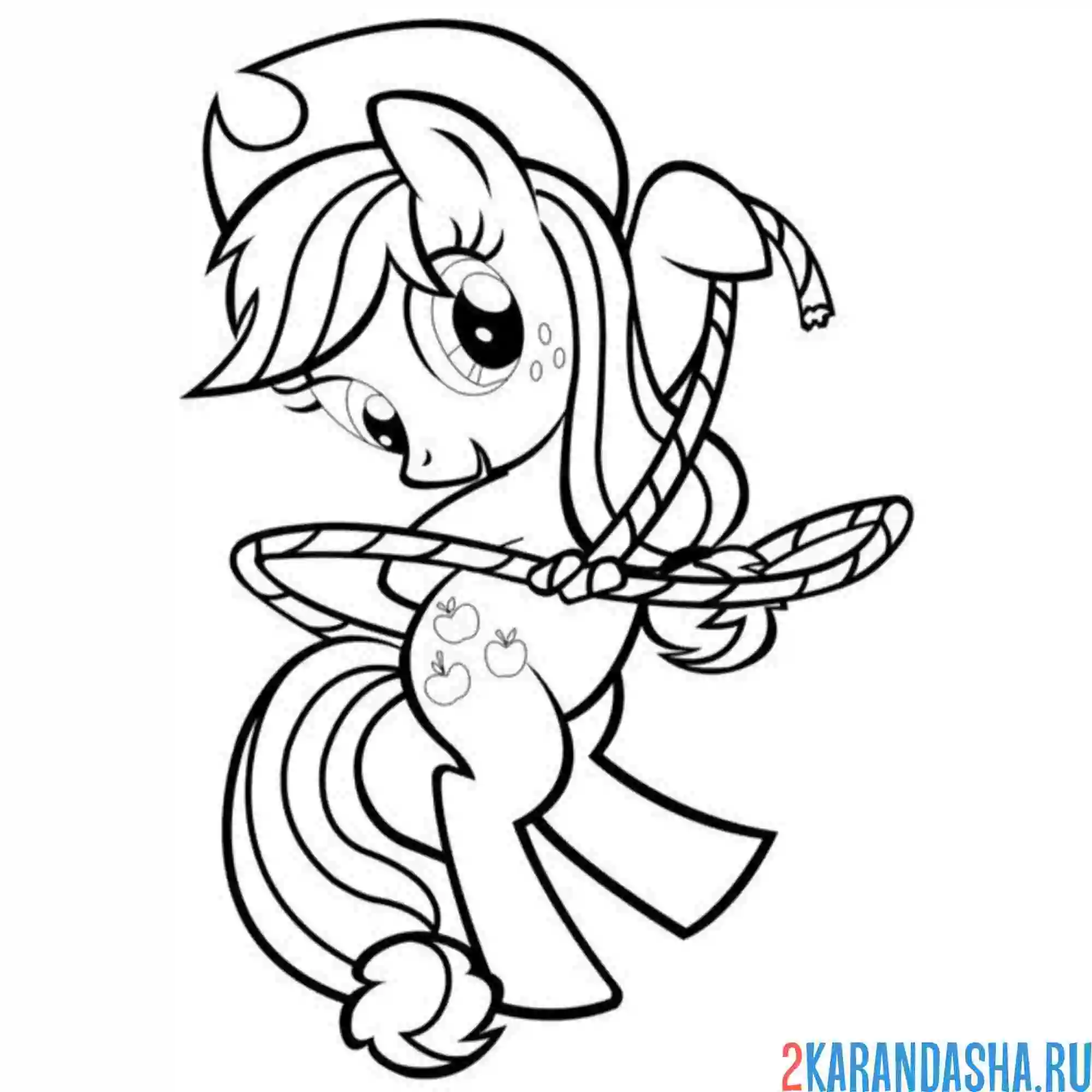 Раскраска эпплджек