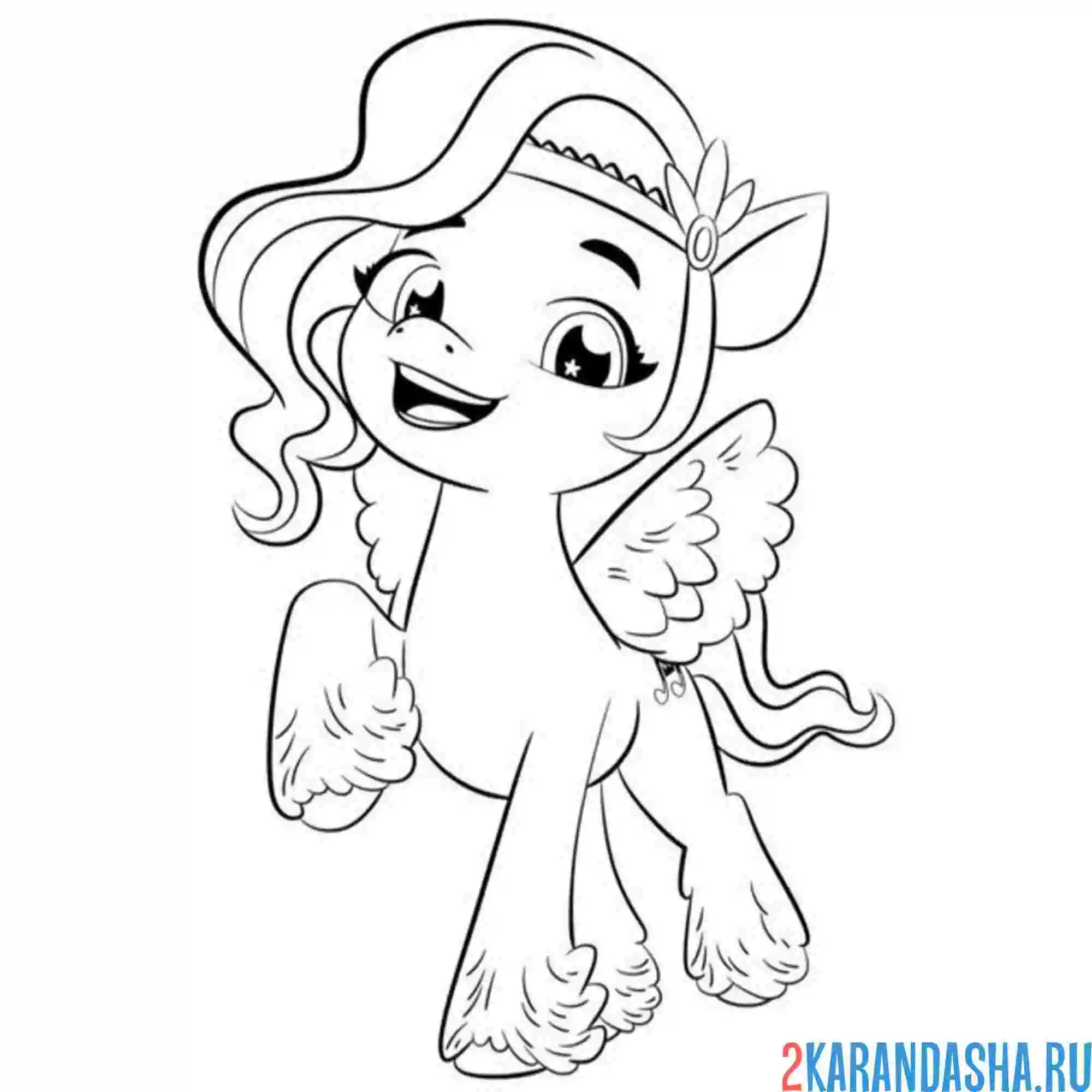 Раскраска пипп петалс стильная принцесса