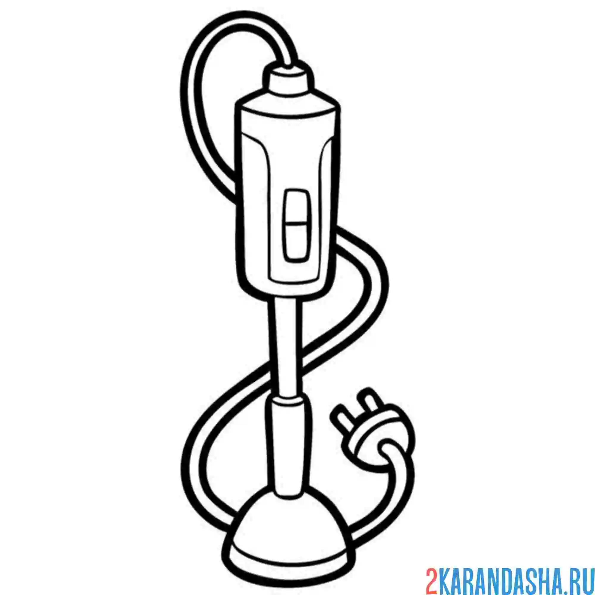 Раскраска погружной блендер бытовая техника