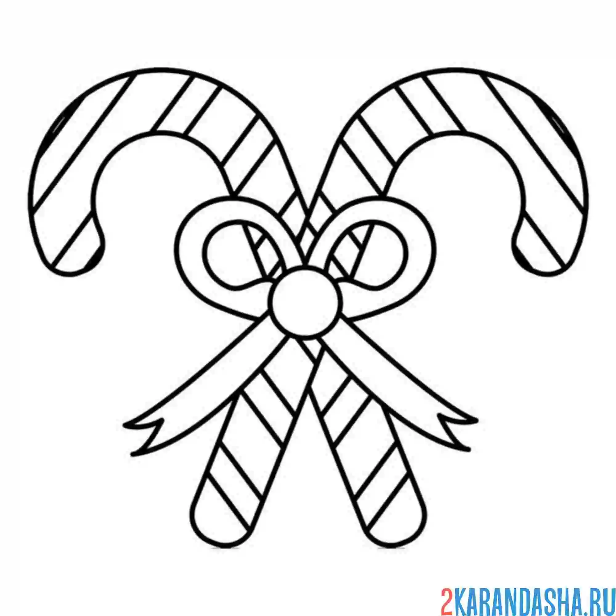 Раскраска леденцы сладости