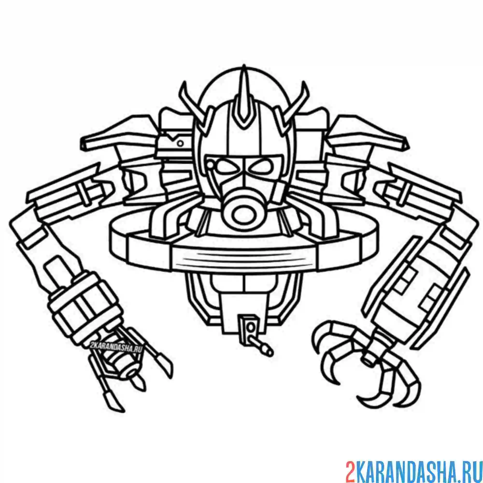Раскраска джаггернаут астро туалет