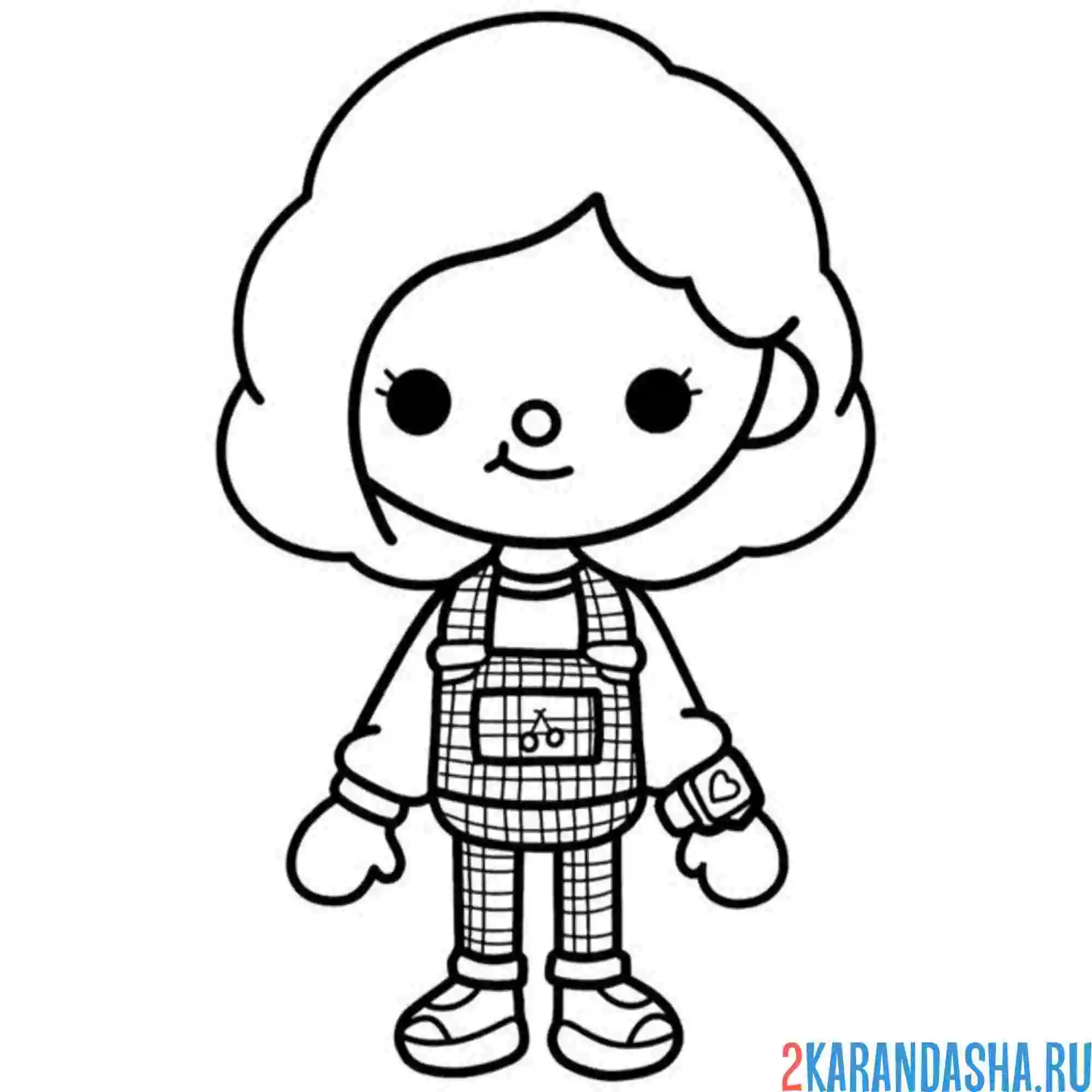 Раскраска тока бока студент