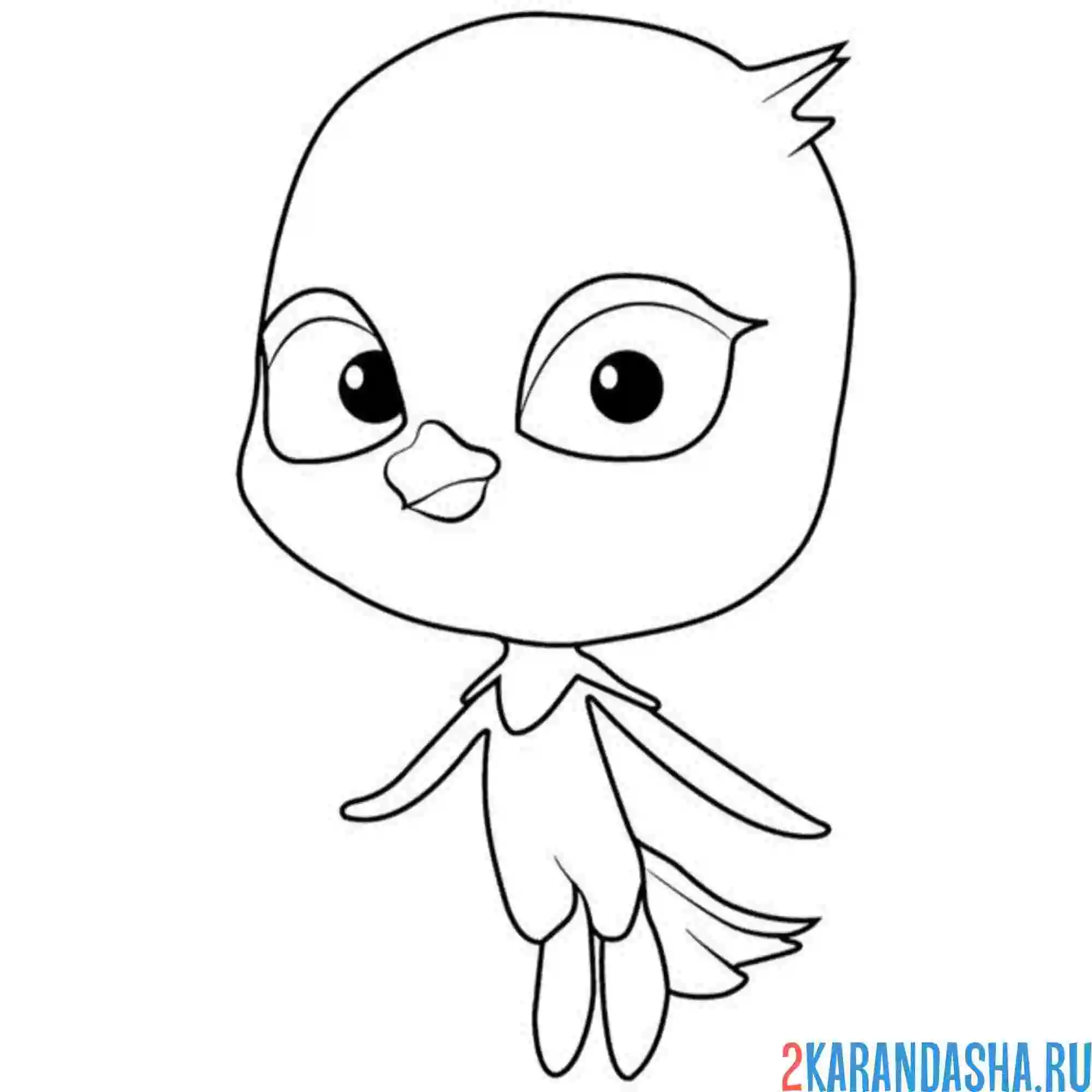 Раскраска лиири леди баг