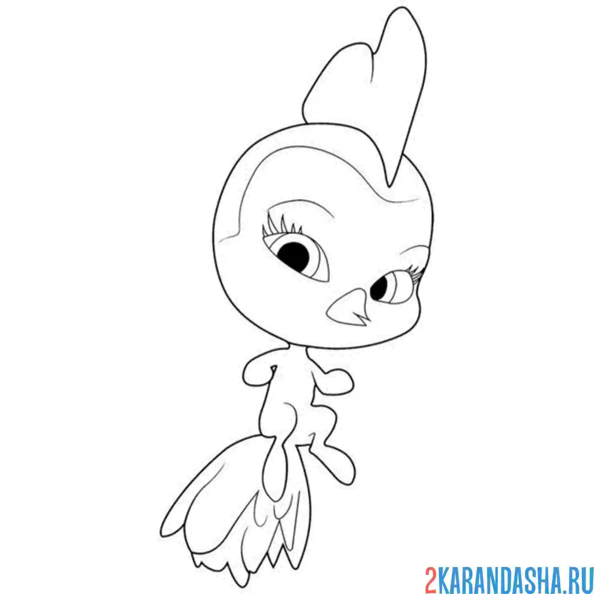 Раскраска орикко квами