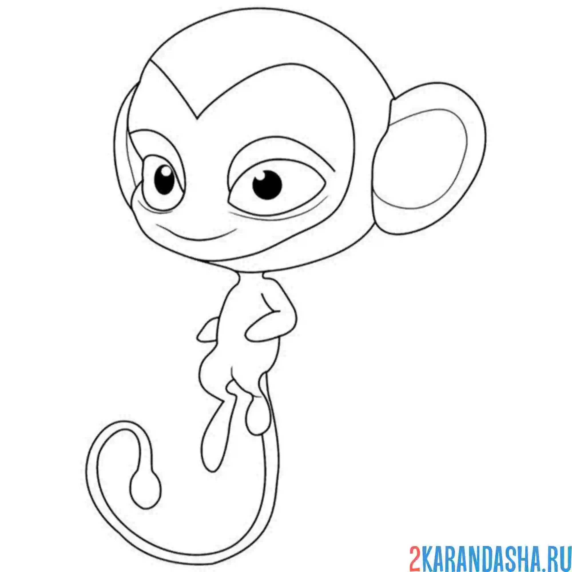 Раскраска шуппу квами