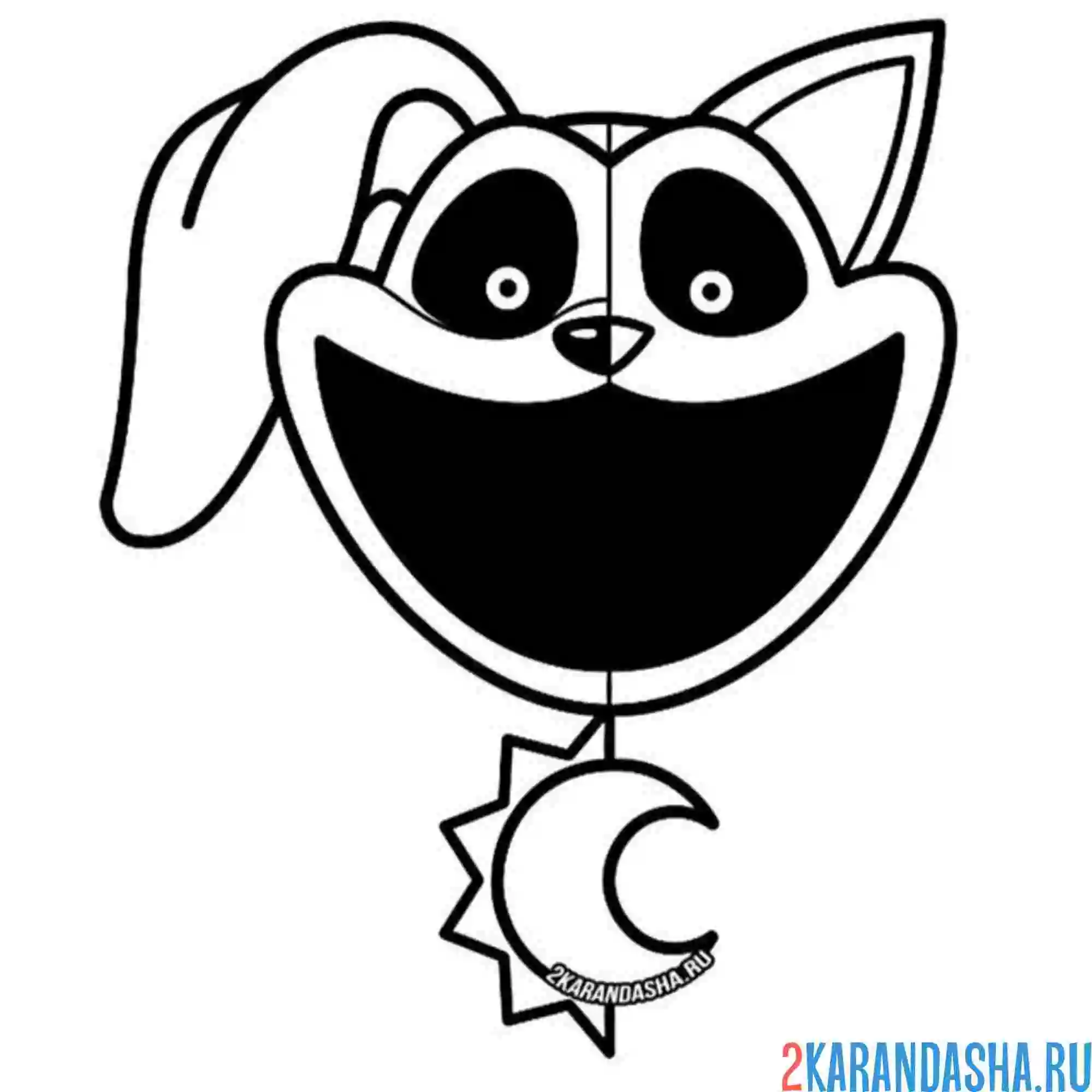 Раскраска catnap and dogday