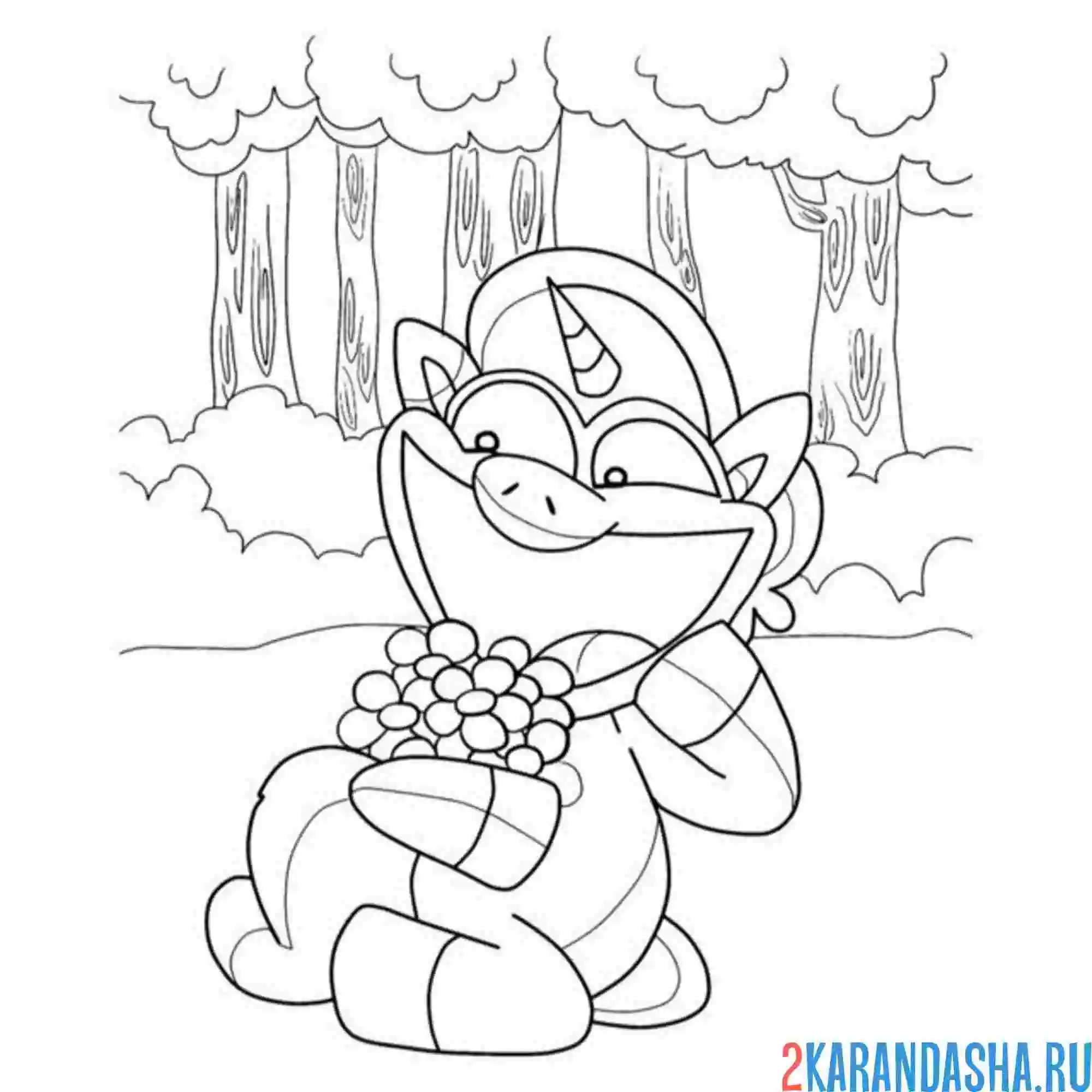 Раскраска smiling critters игра