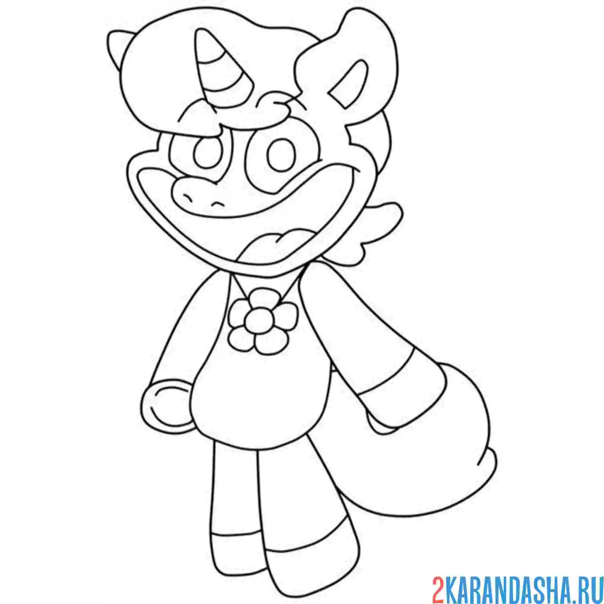 Раскраска craftycorn smiling critters игра