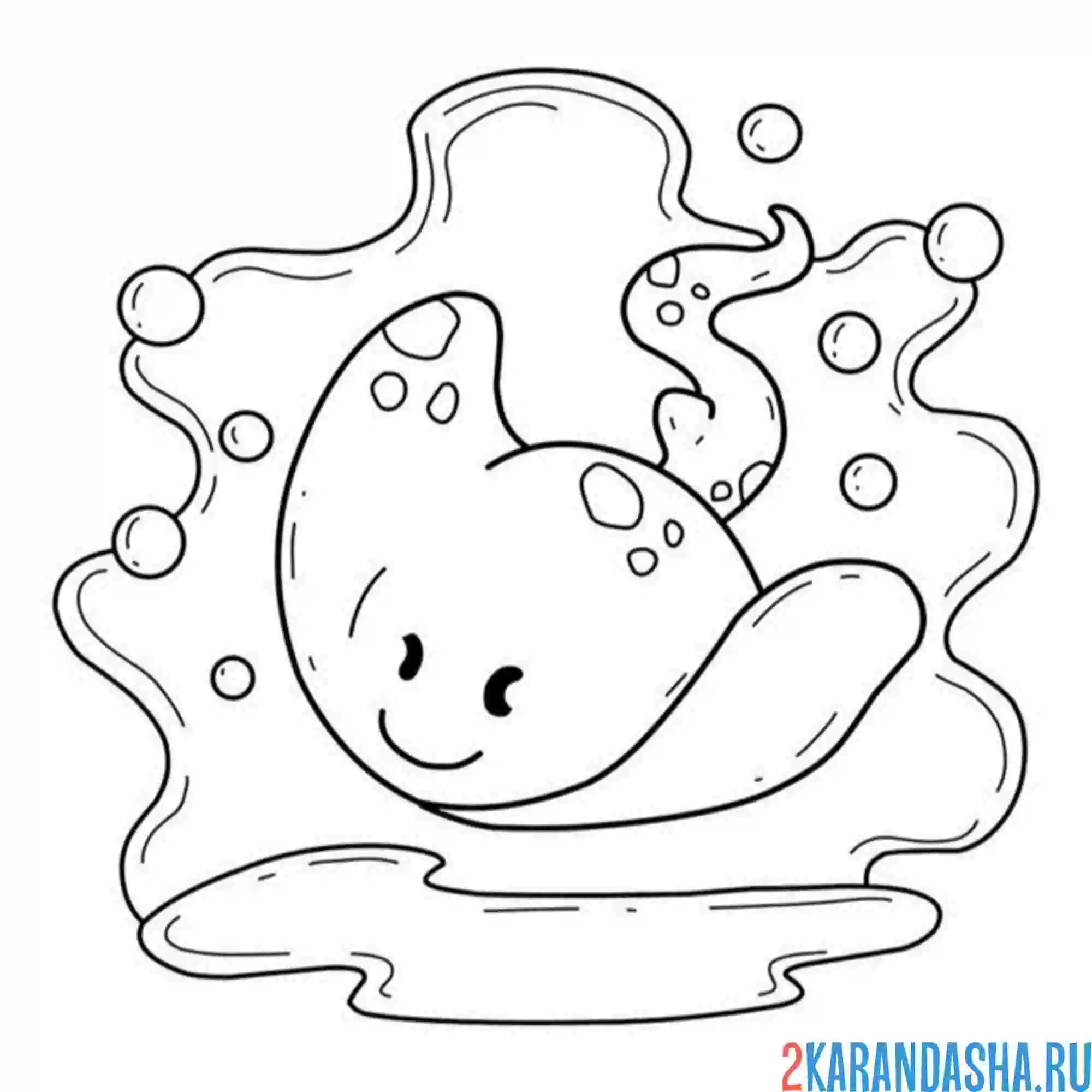 Раскраска скат улбыка