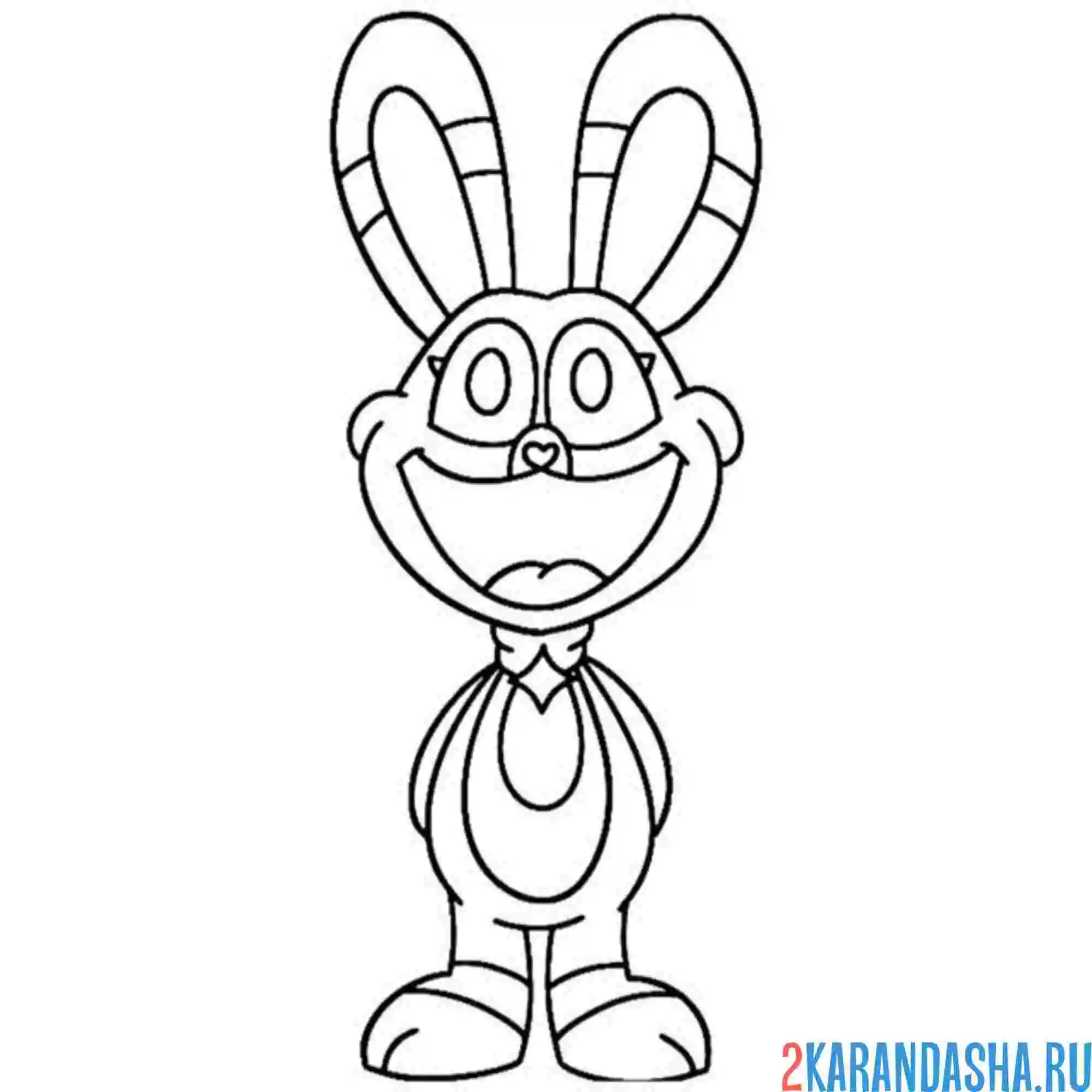 Раскраска улыбающиеся твари molly lollipop