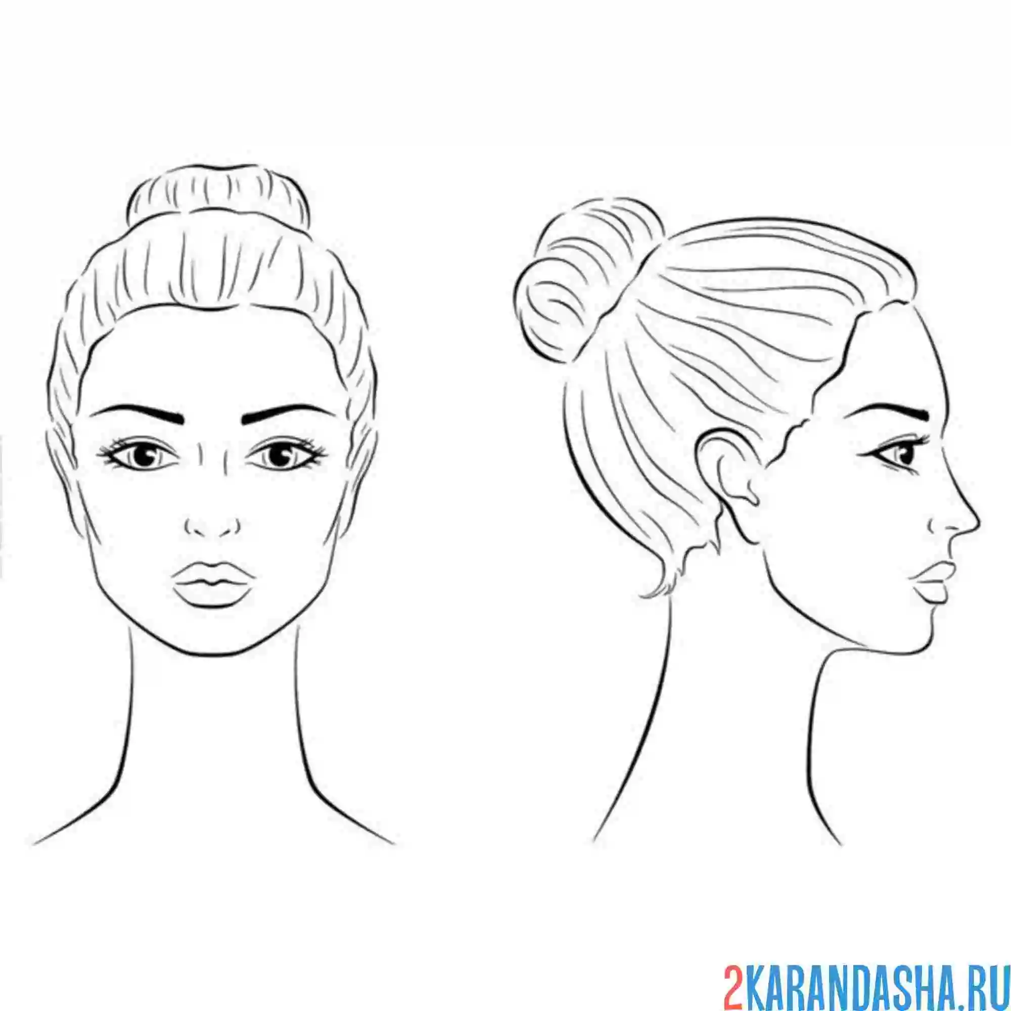 Раскраска лицо для макияжа с глазами