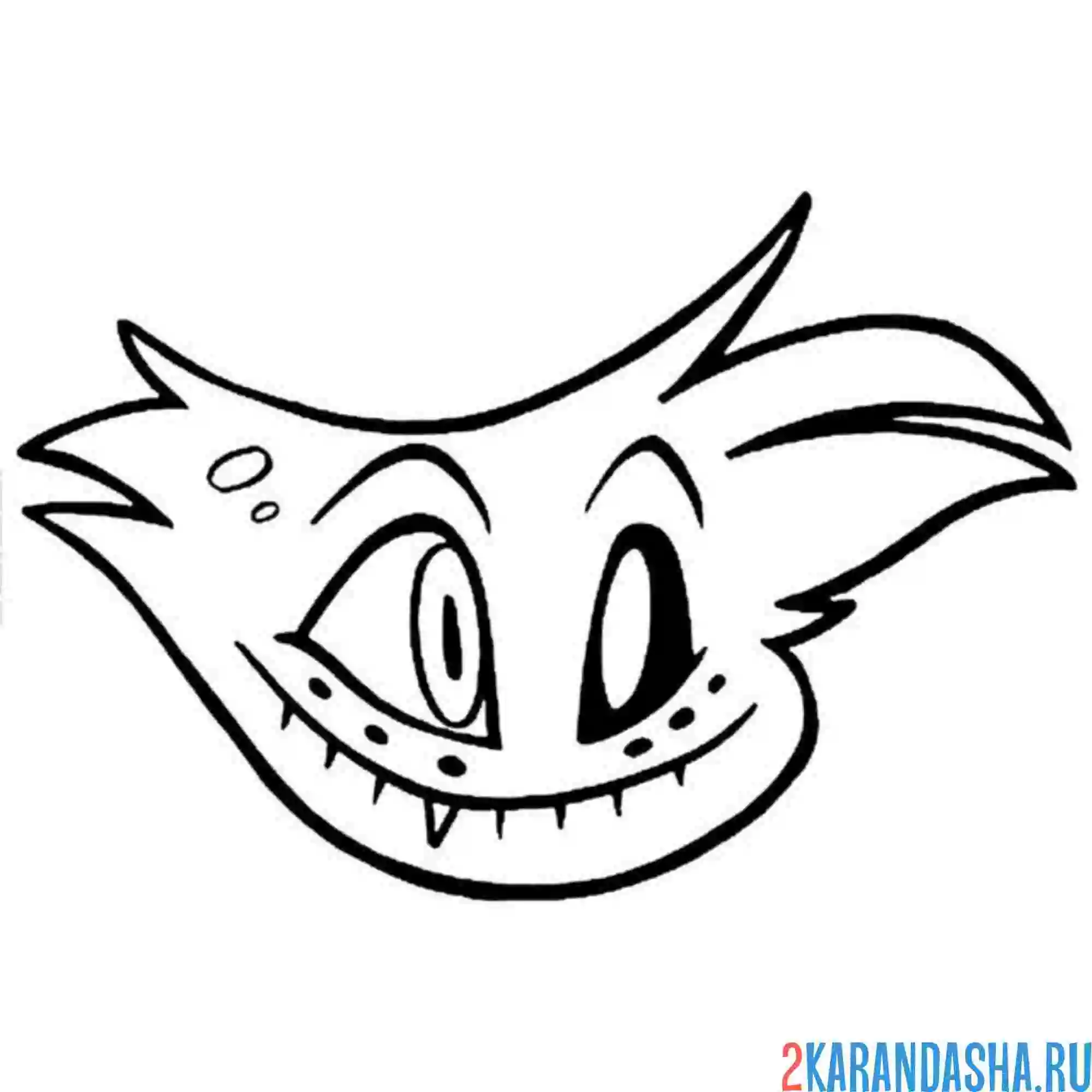 Раскраска энджел даст голова