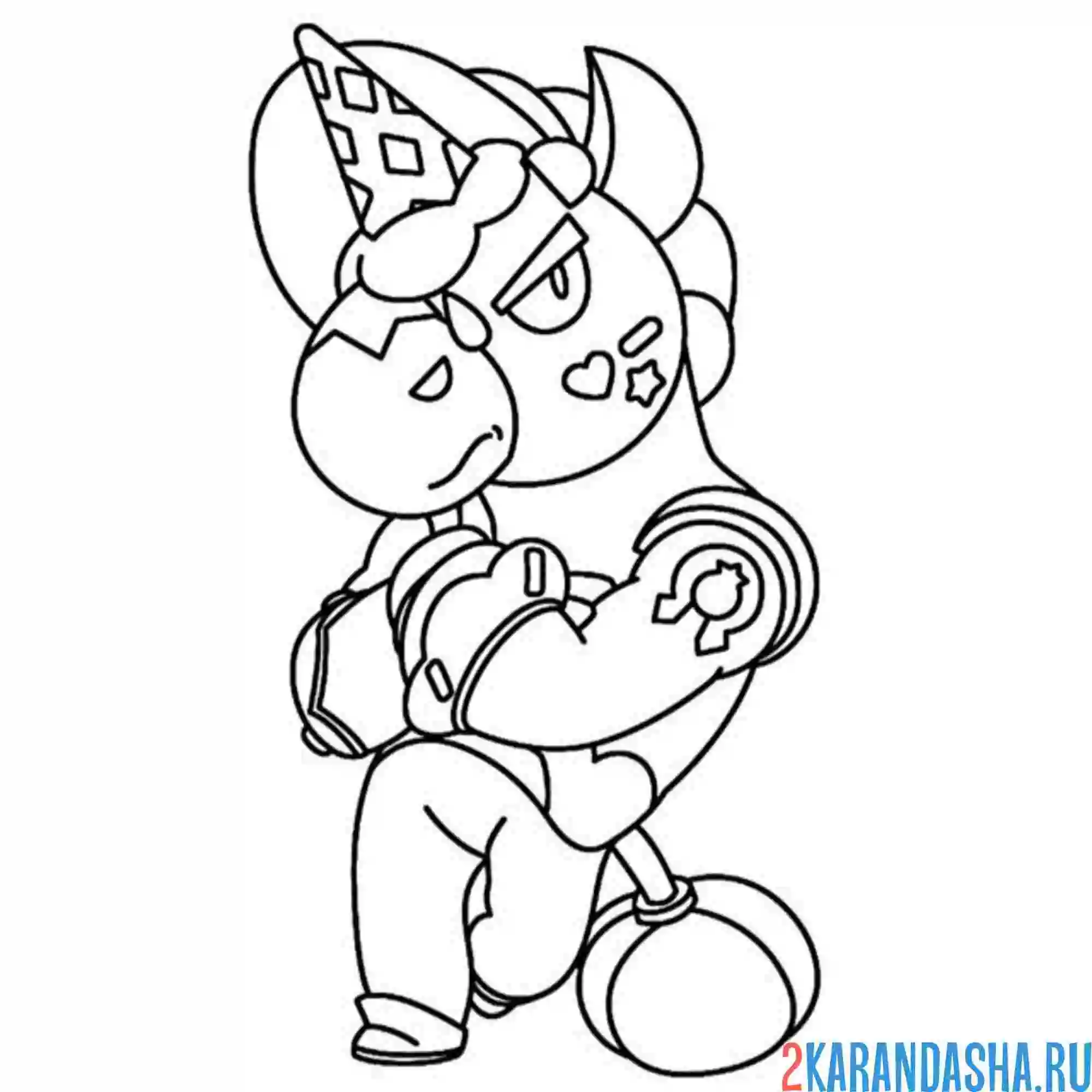 Раскраска берри браво старс