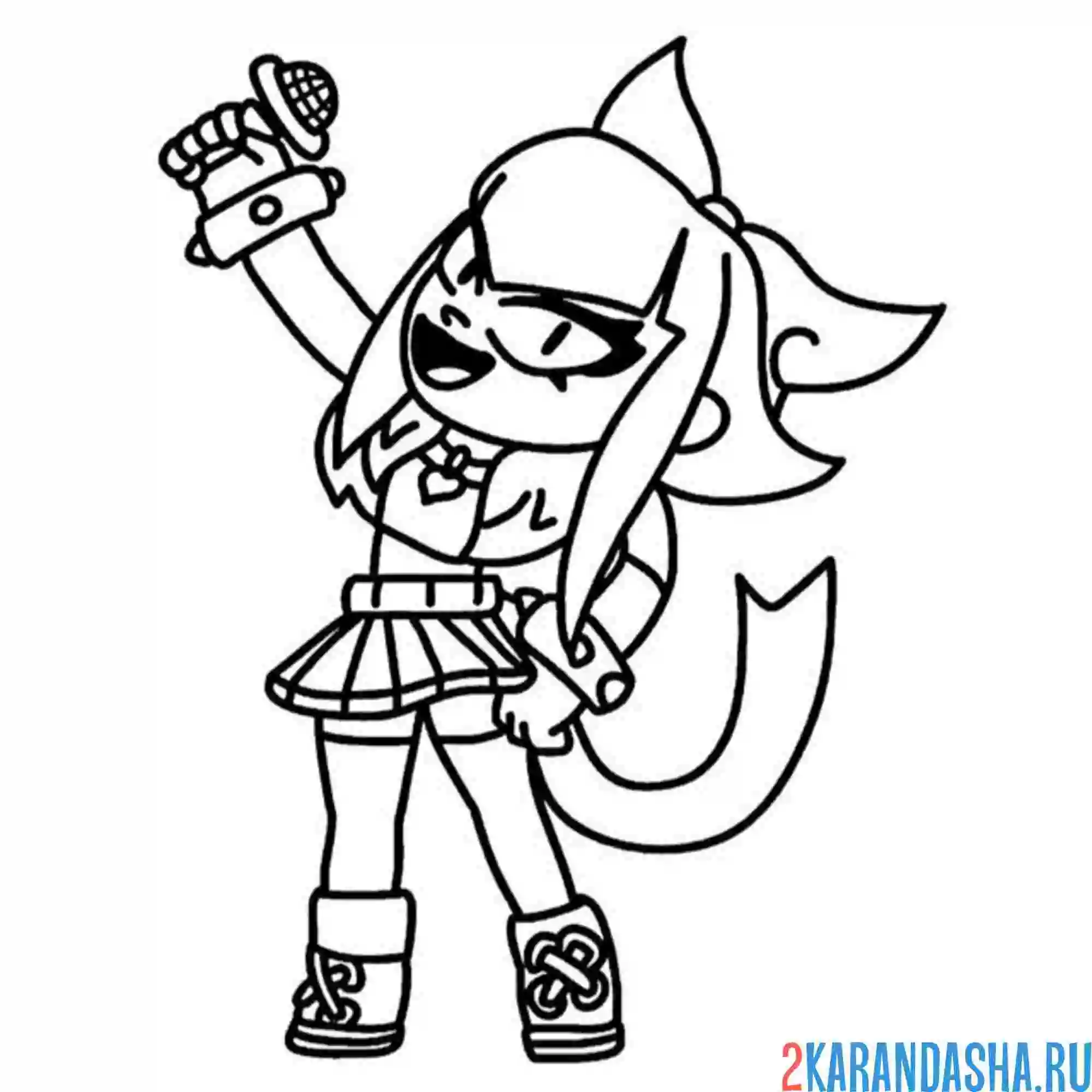 Раскраска браво старс мелоди