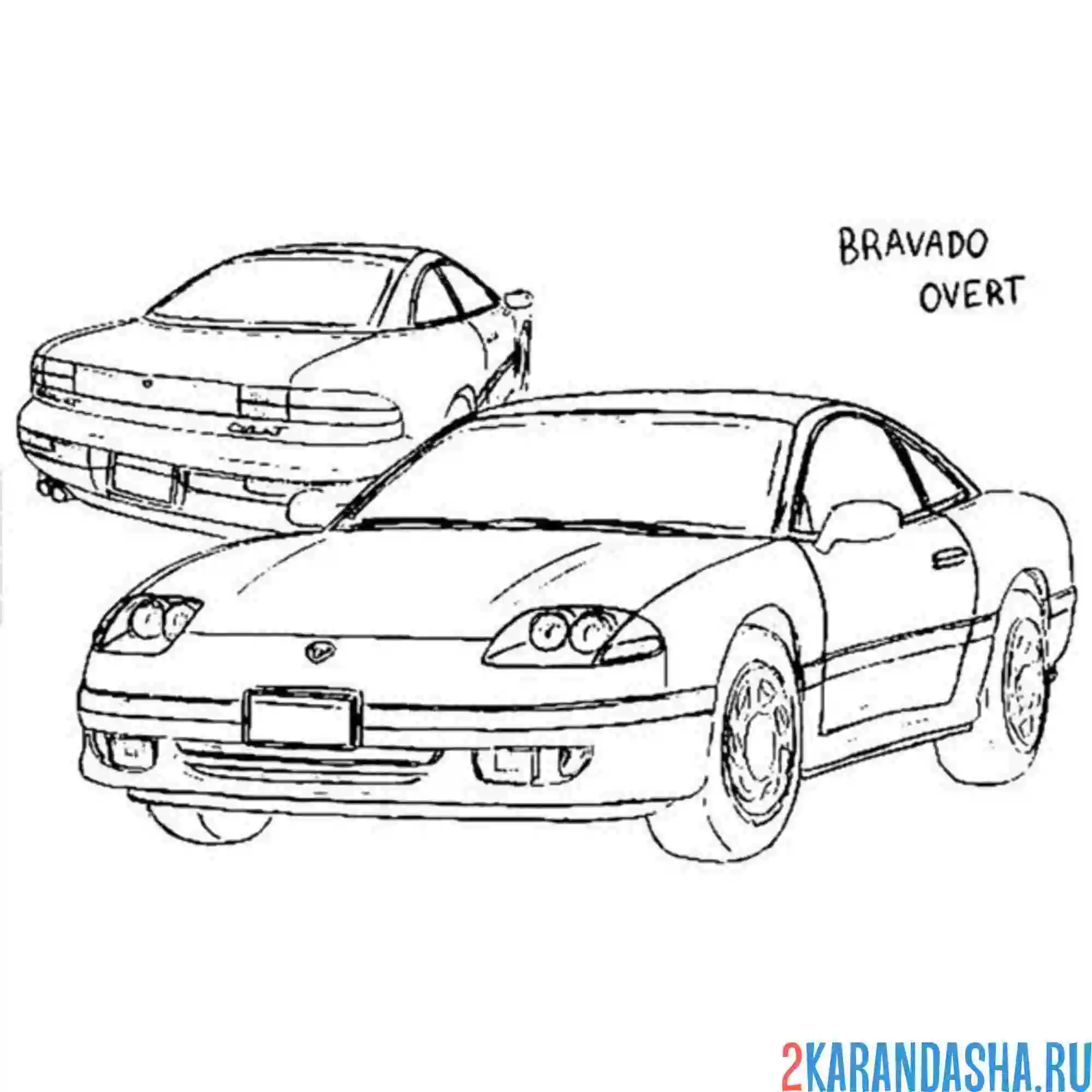 Раскраска ретро гта (gta)