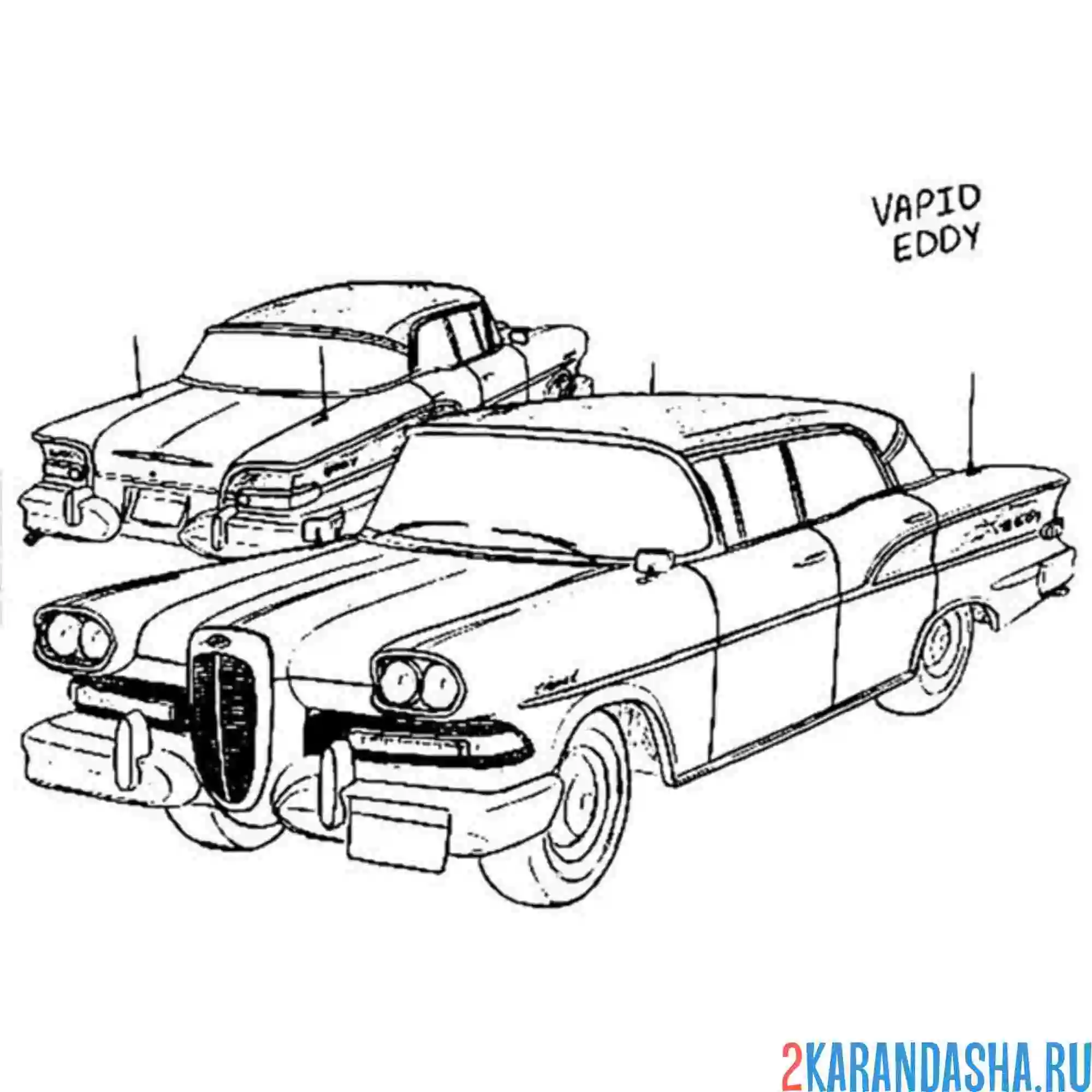 Раскраска авто гта (gta)