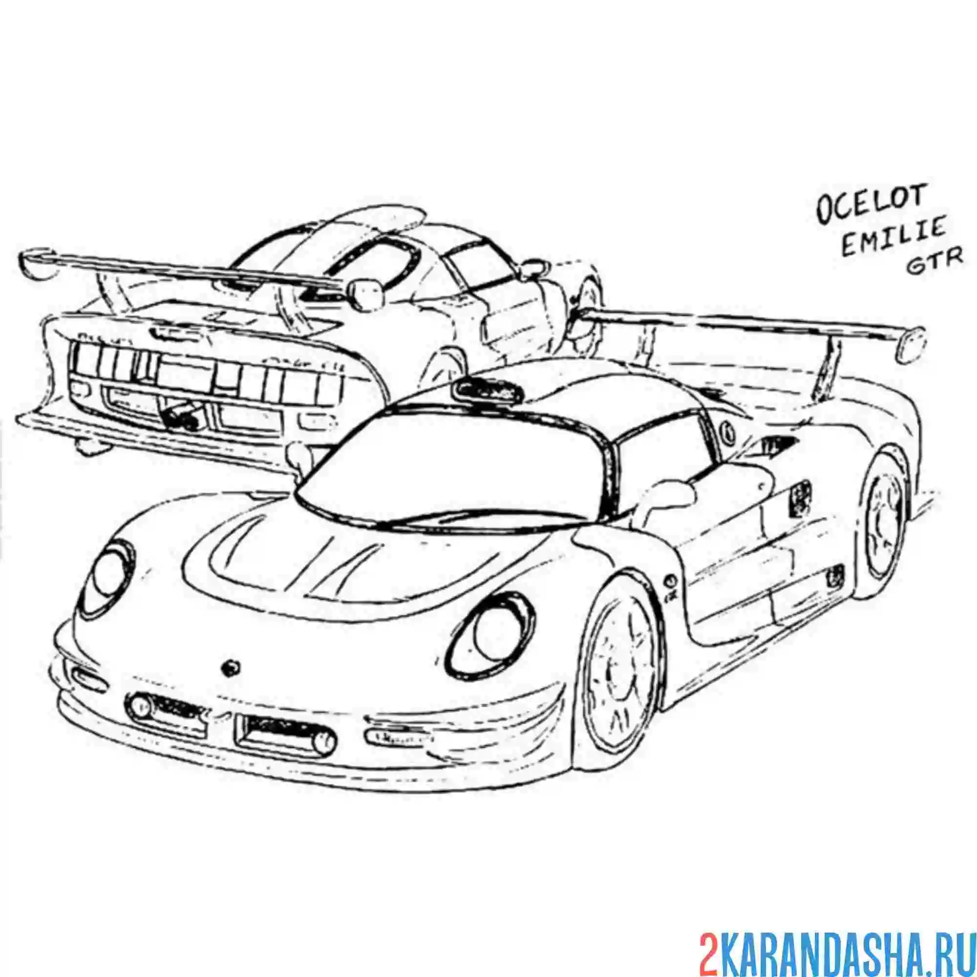 Раскраска гта (gta) выбери машину