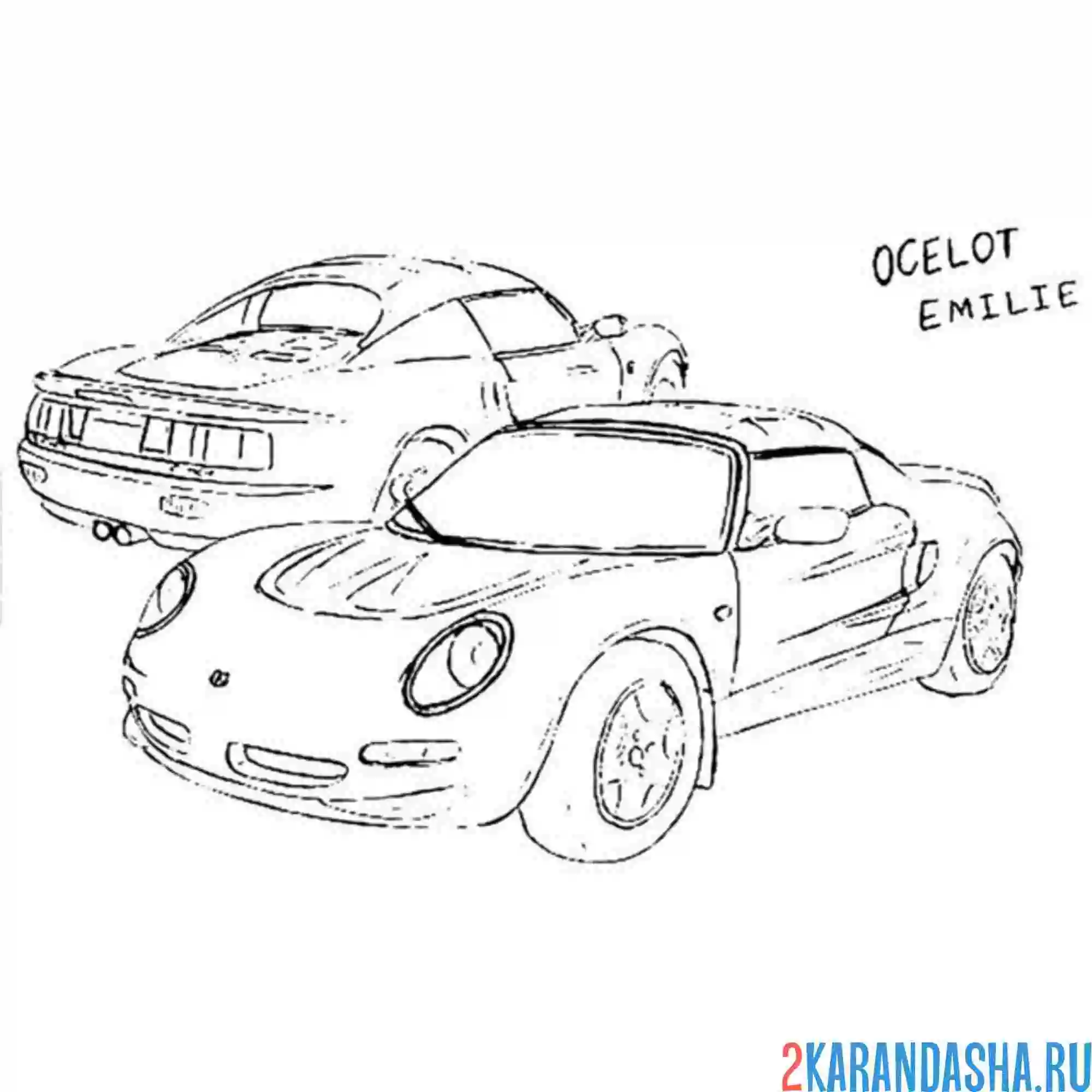 Раскраска гта (gta) авто