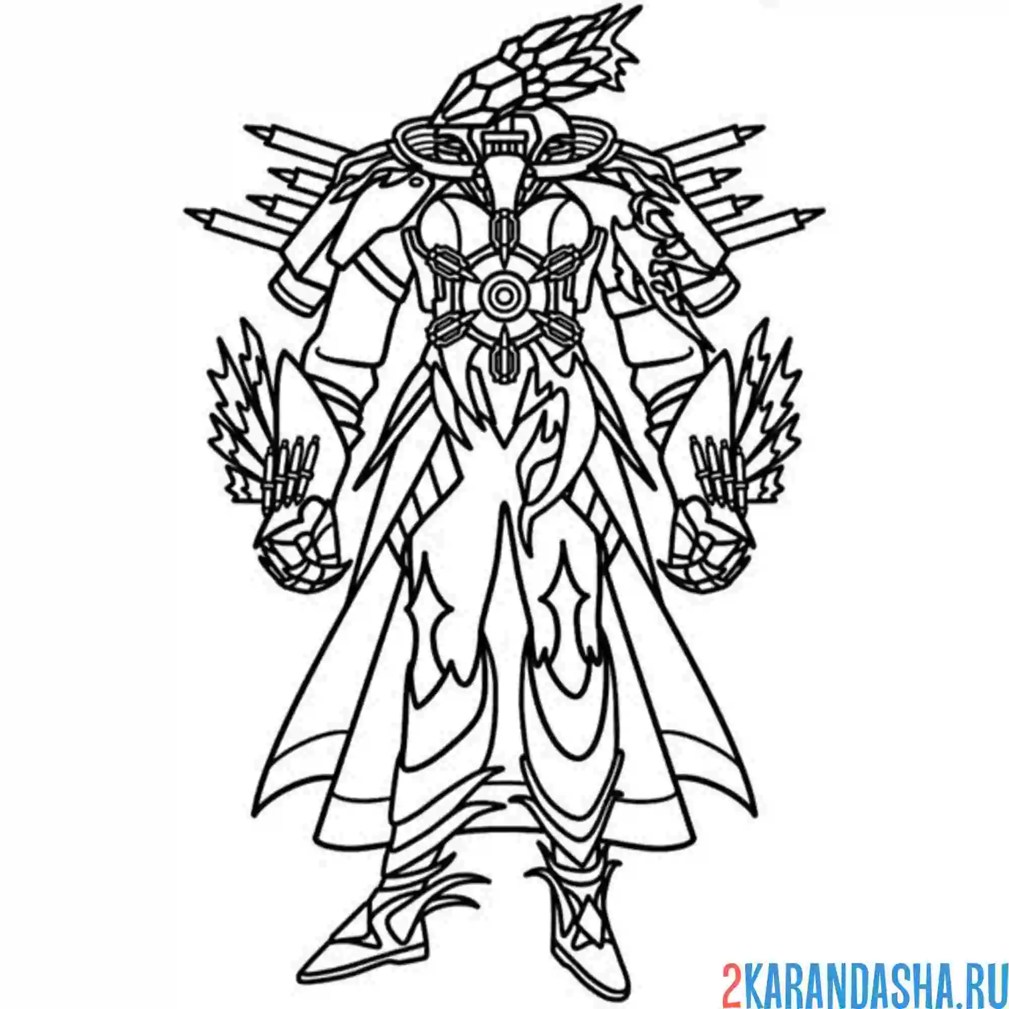 Раскраска женщина титан карандаш вумен