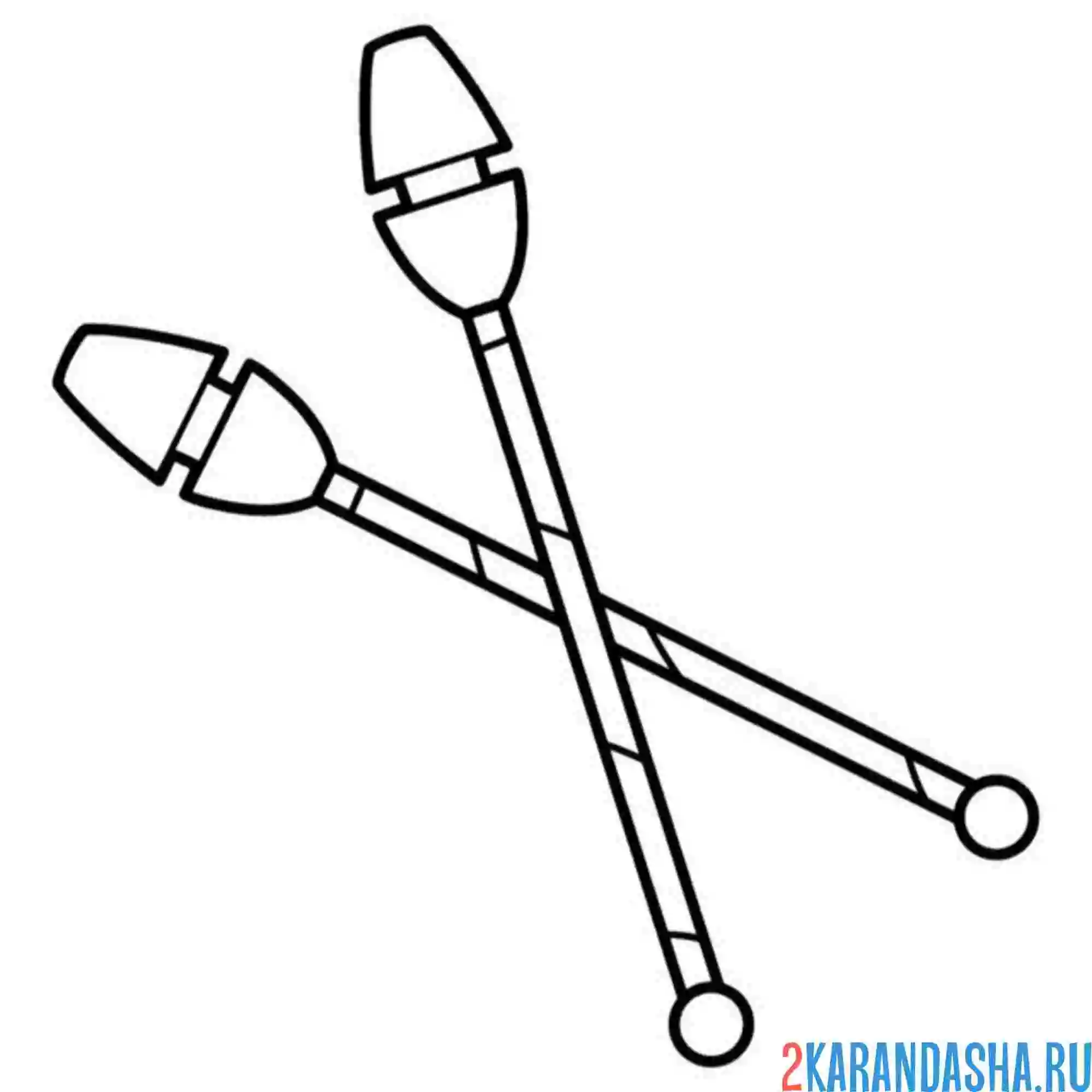 Раскраска булавы