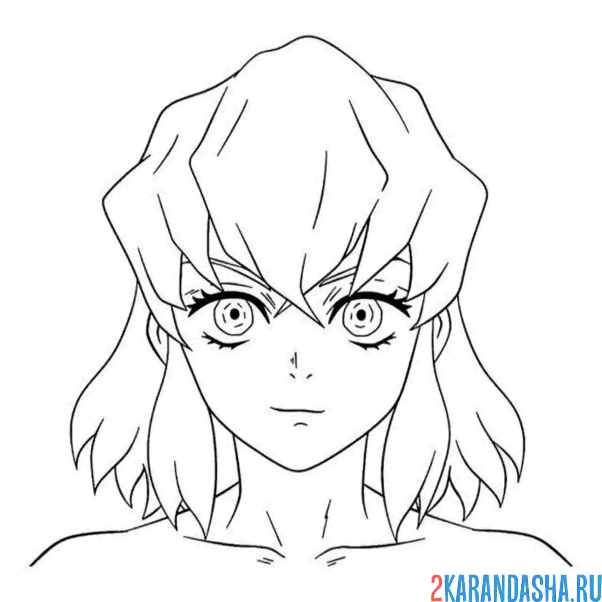 Раскраска иноске хашибира клинок рассекающий демонов