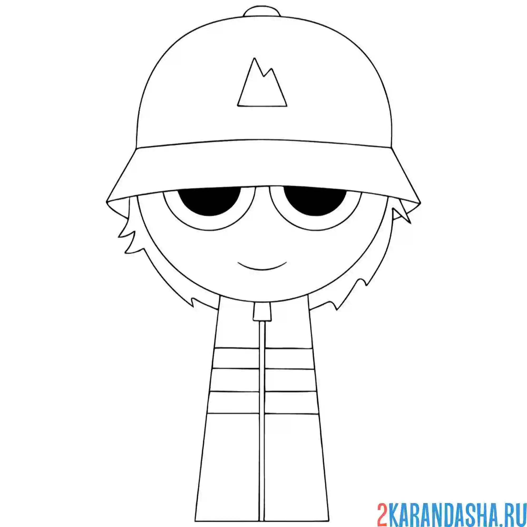 Раскраска спрунки модификация