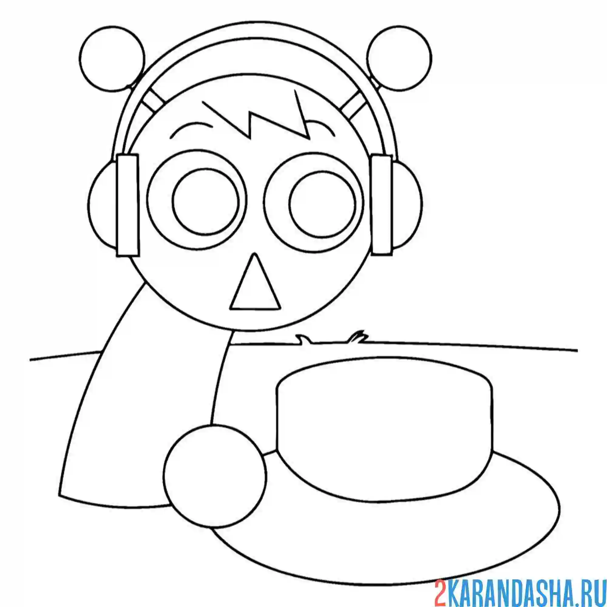 Раскраска спрунки орен шляпа