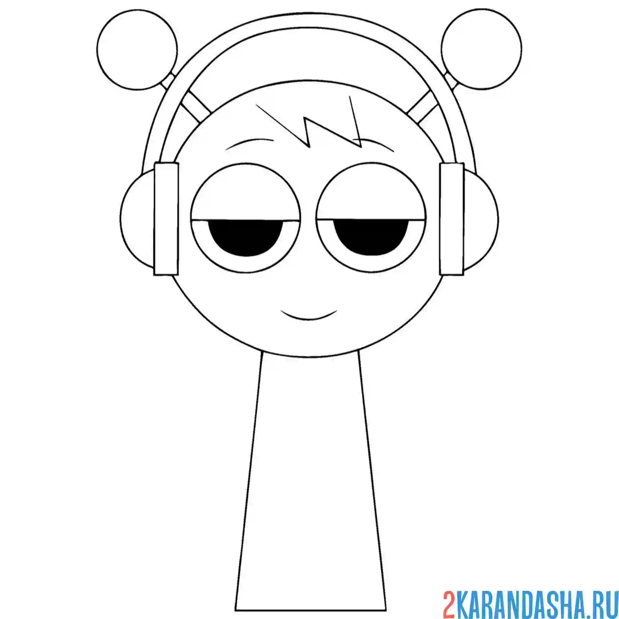 Раскраска орен спрунки