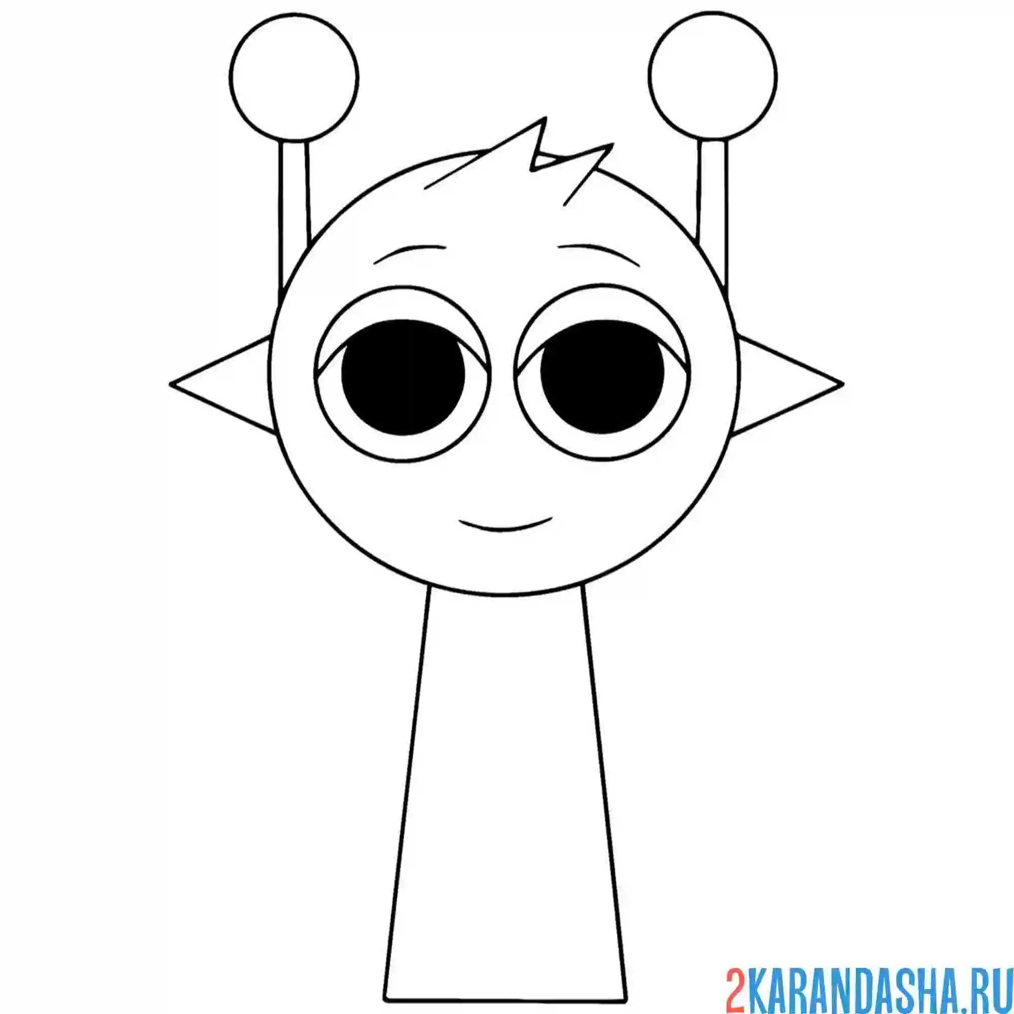 Раскраска спрунки симон