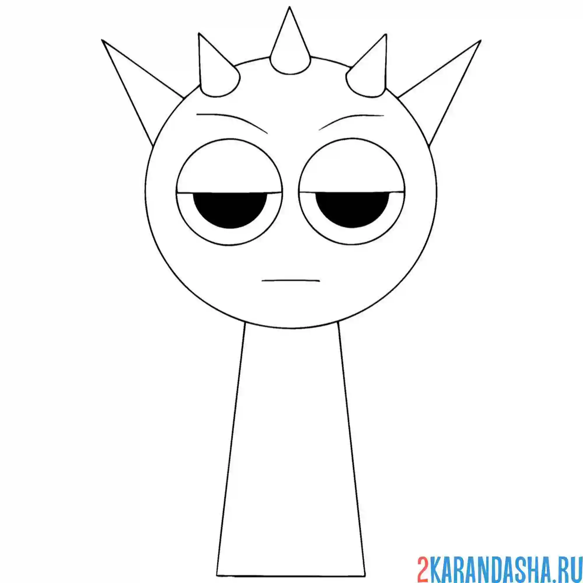 Раскраска рэд спрунки