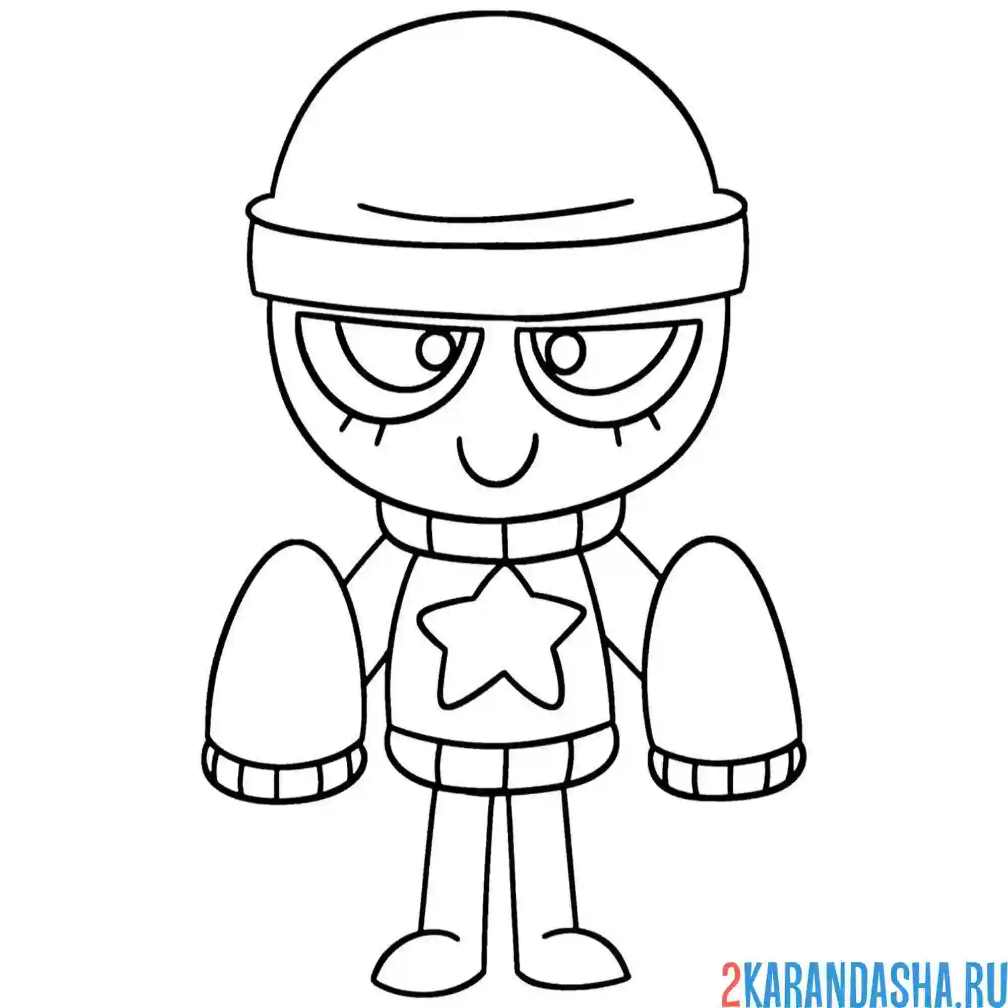 Раскраска гиги мир денди