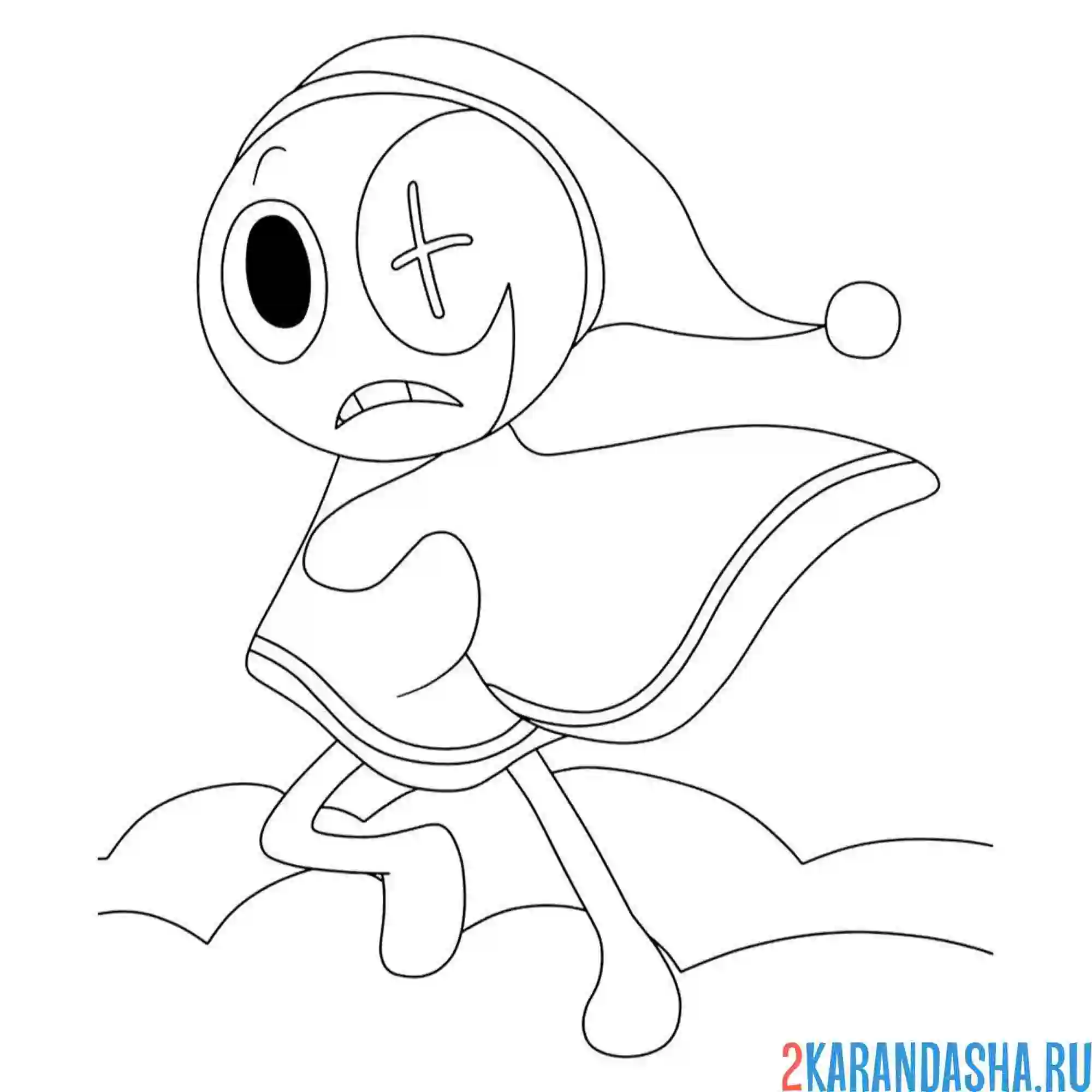 Раскраска мир денди астро