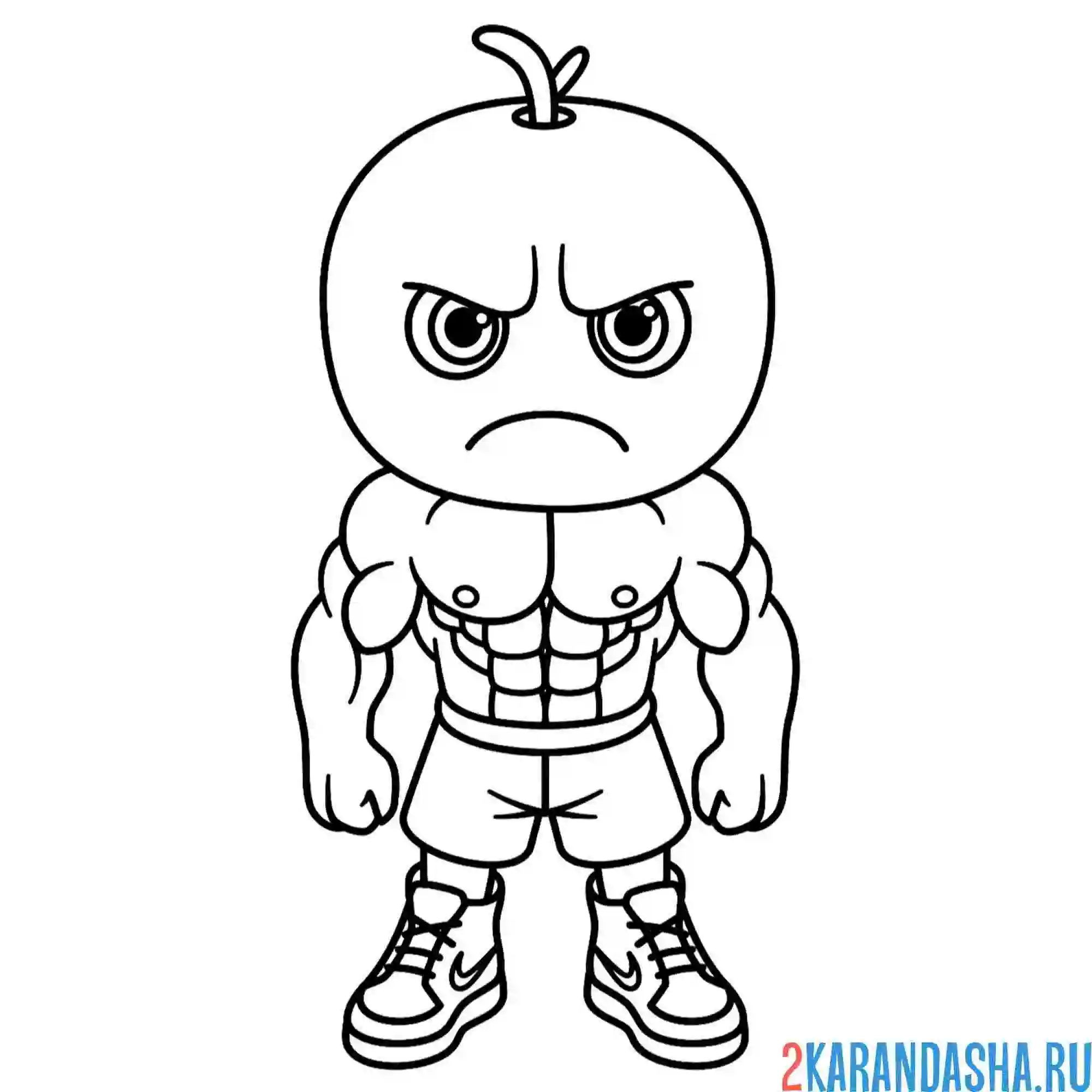 Раскраска ю-дин-дин-дин-дюн ма-дин-дин-дин-дюн итальянские животные