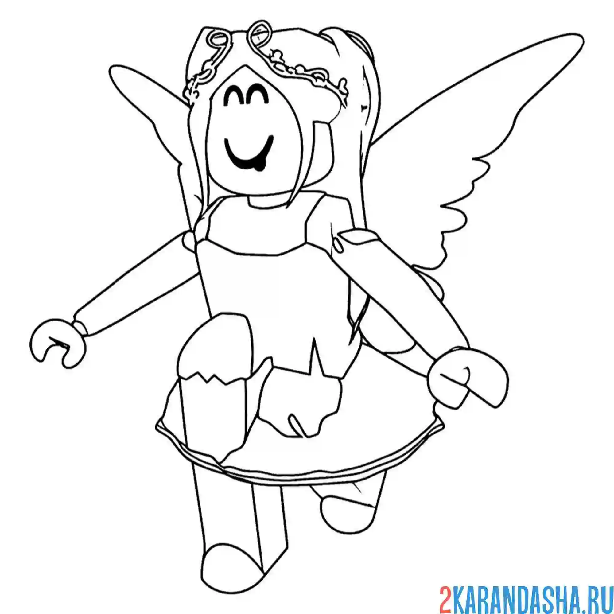 Раскраска 99 ночей в лесу фея