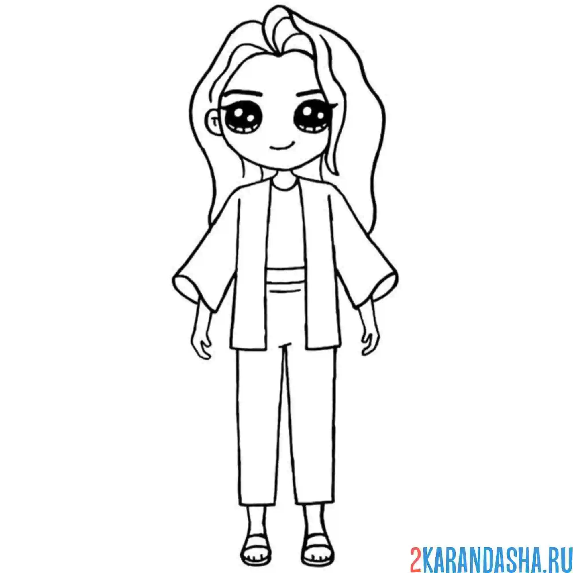 Раскраска персонаж хантрикс