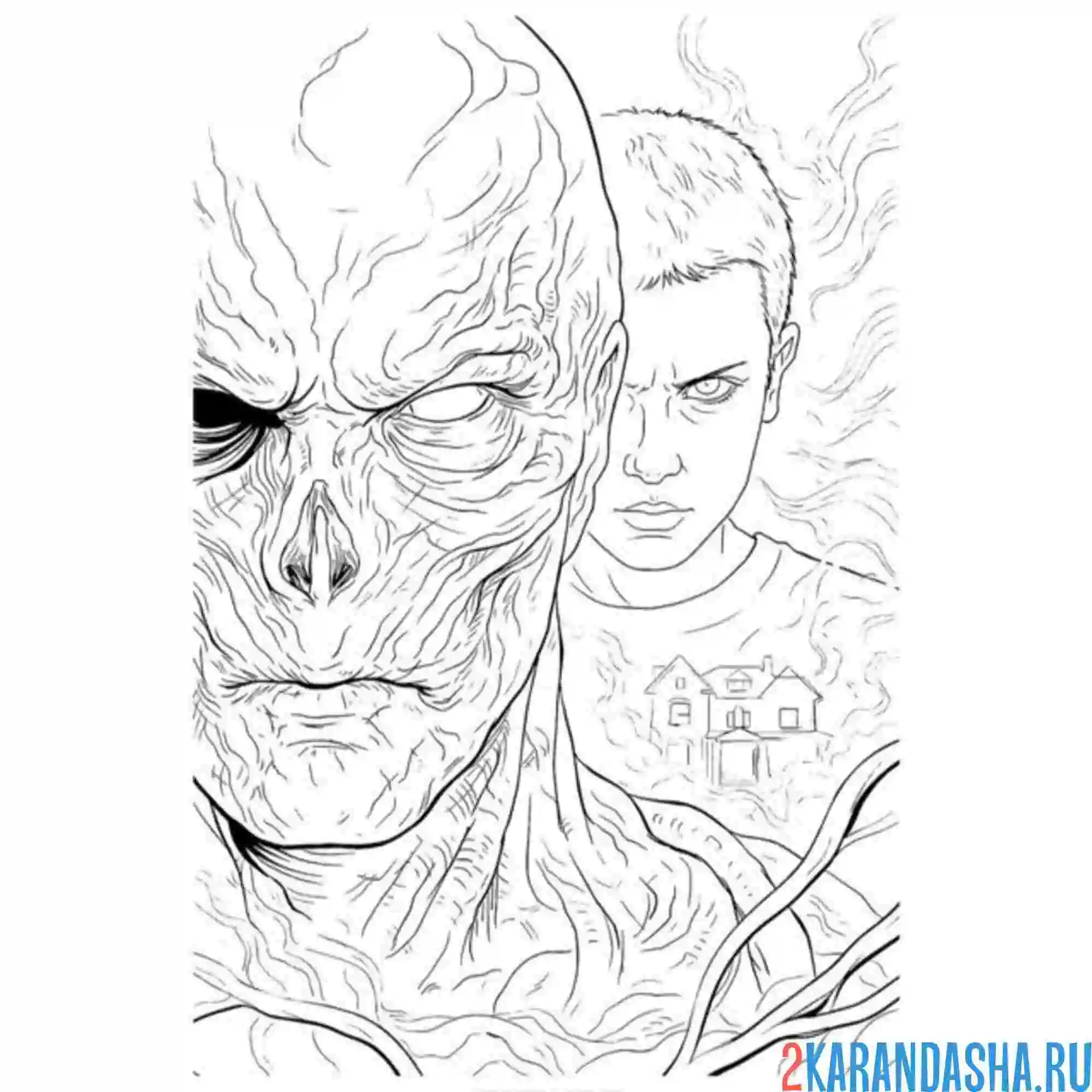 Раскраска векна и 11 осд (очень странные дела)