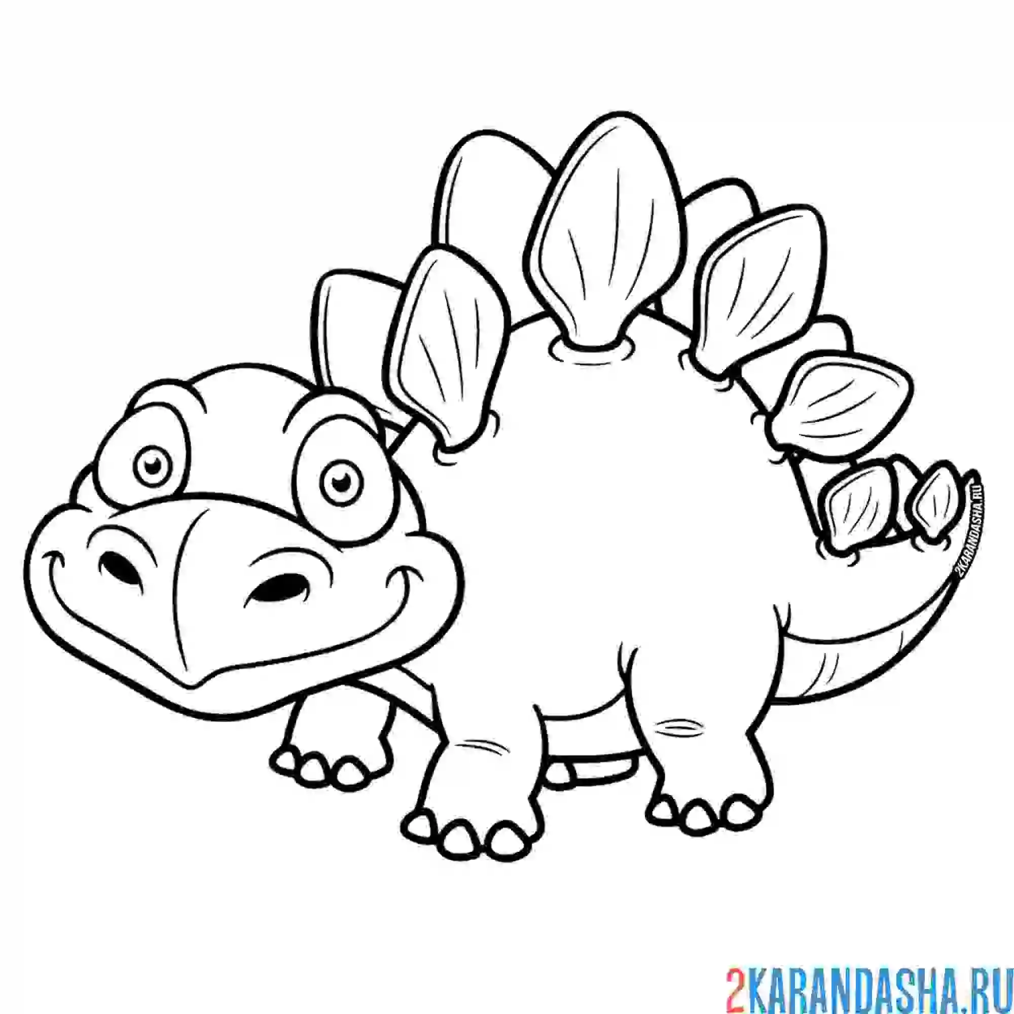 Раскраска лексовизавр динозавр