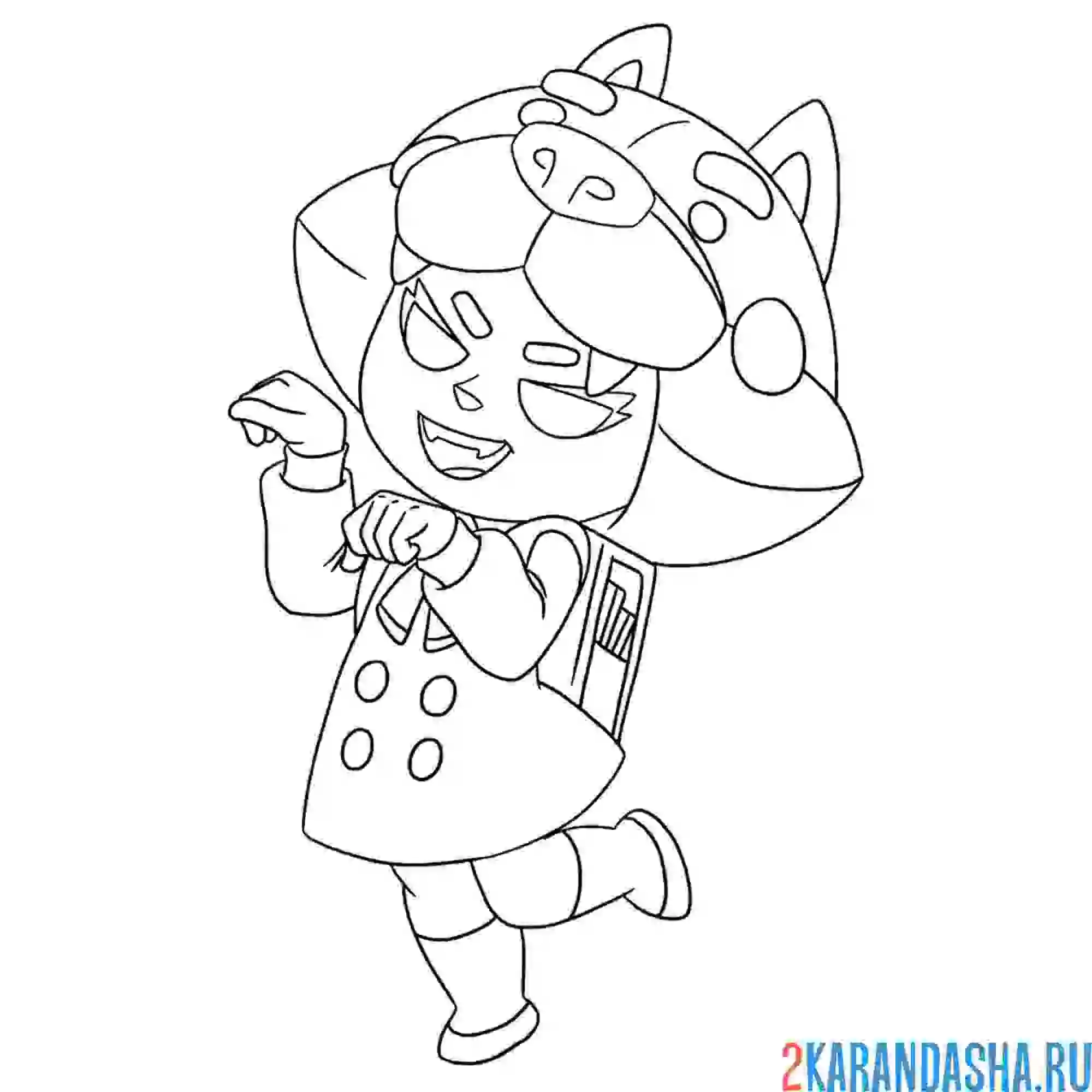 Раскраска шиба нита медведь