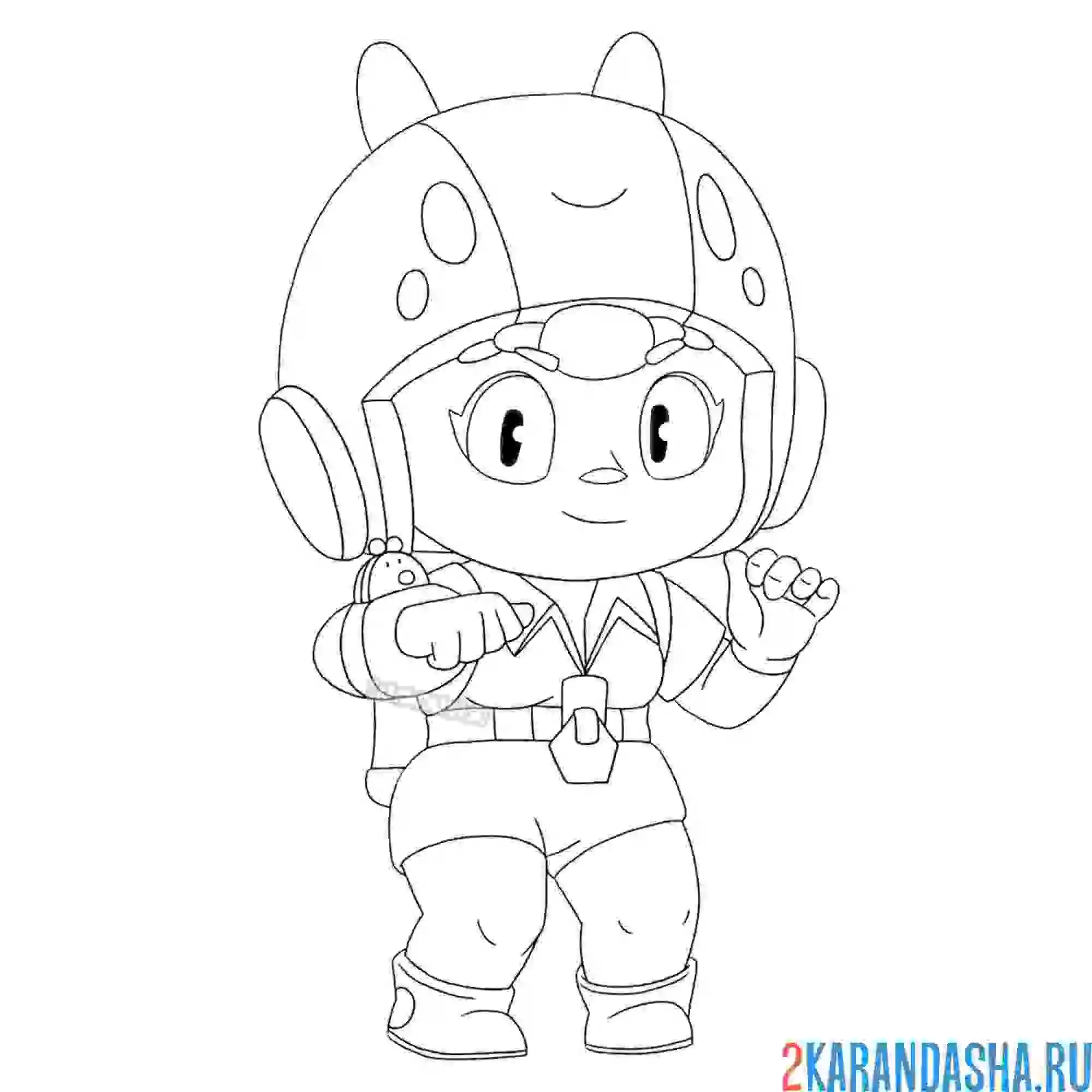 Раскраска беа