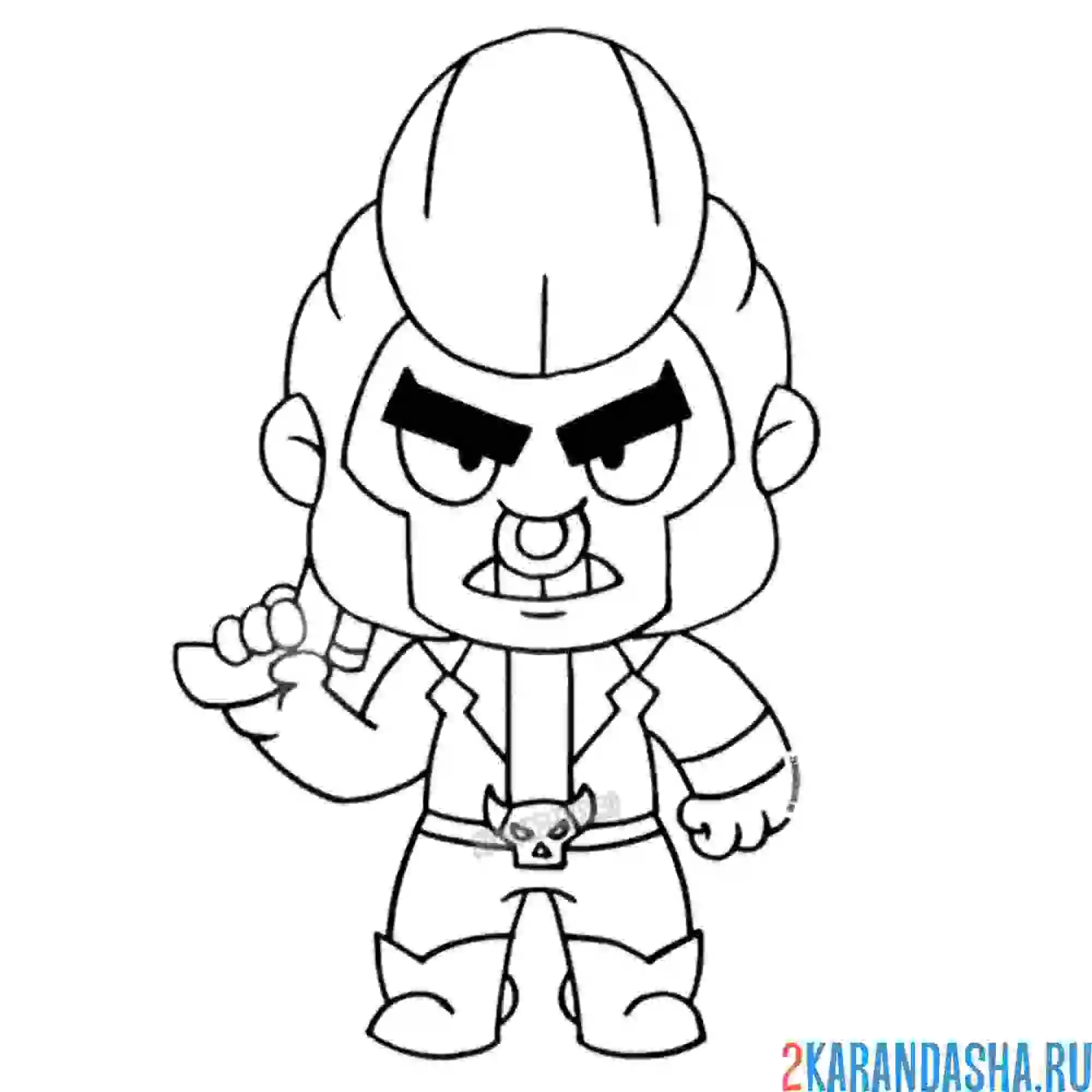 Раскраска булл