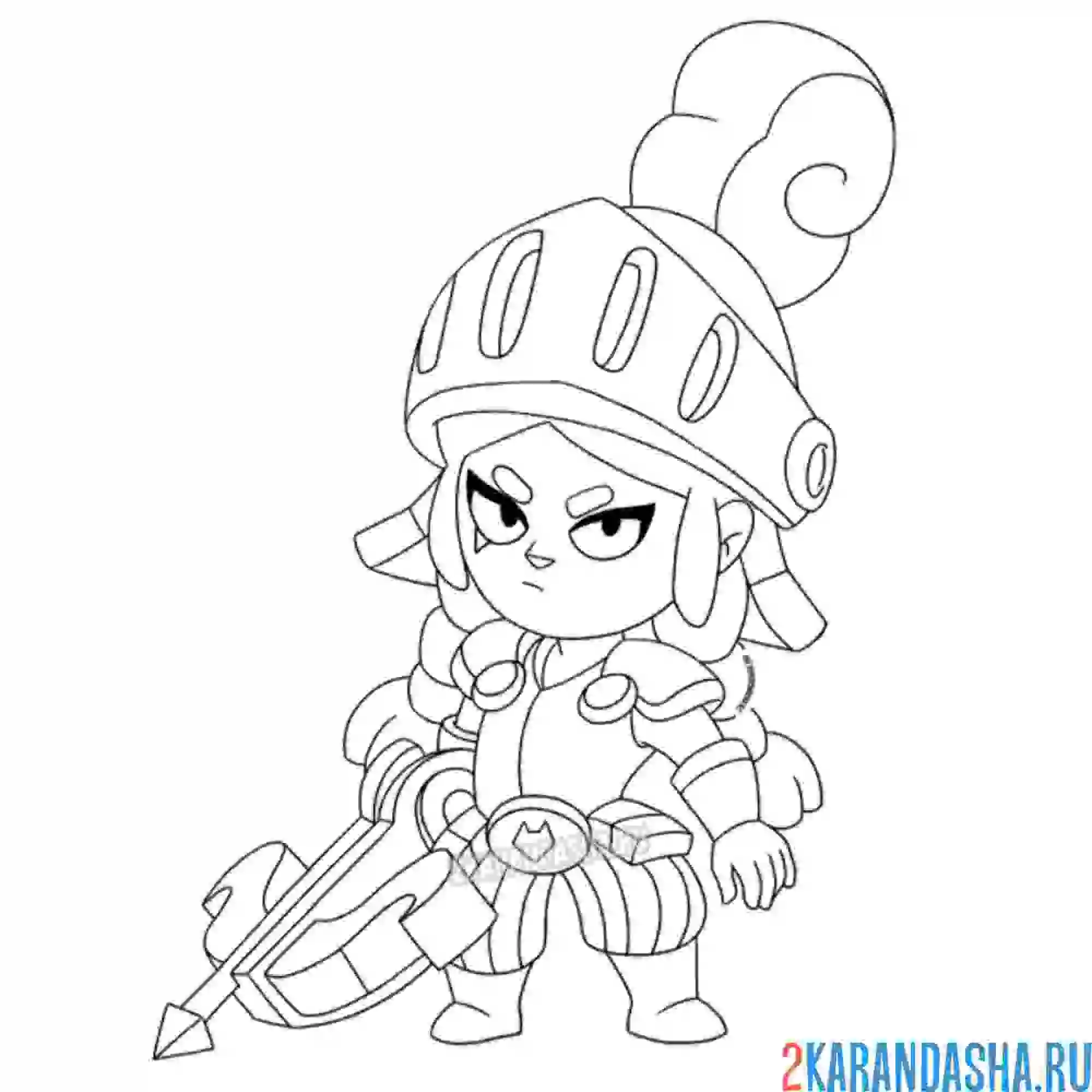 Раскраска рыцарь теней джесси